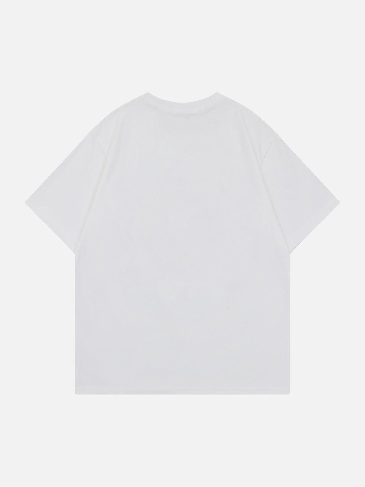 Concert Outfit Embroidery Line Butterfly Tee