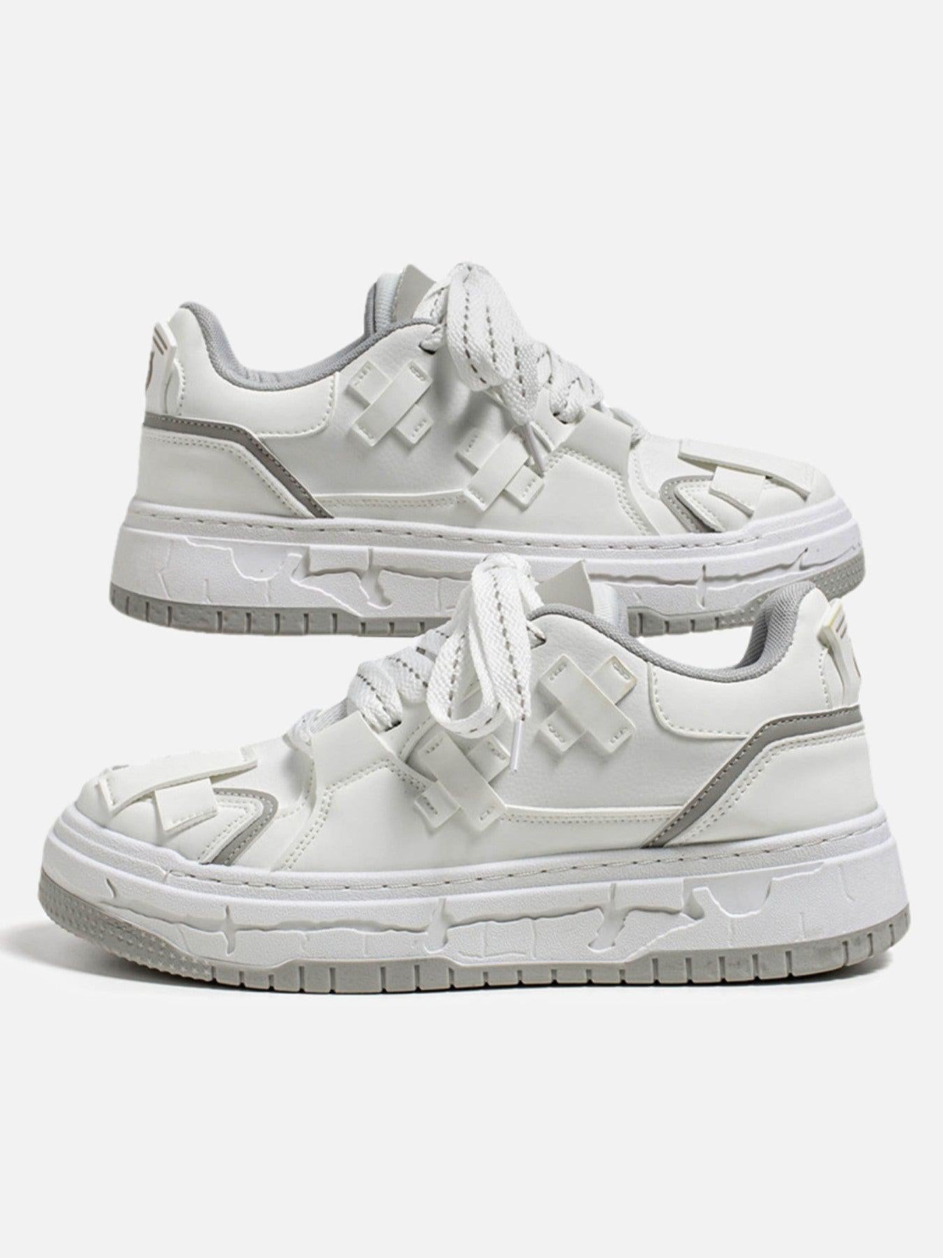 Concert Outfit Fashionable And Versatile Thick-Soled Board Shoes