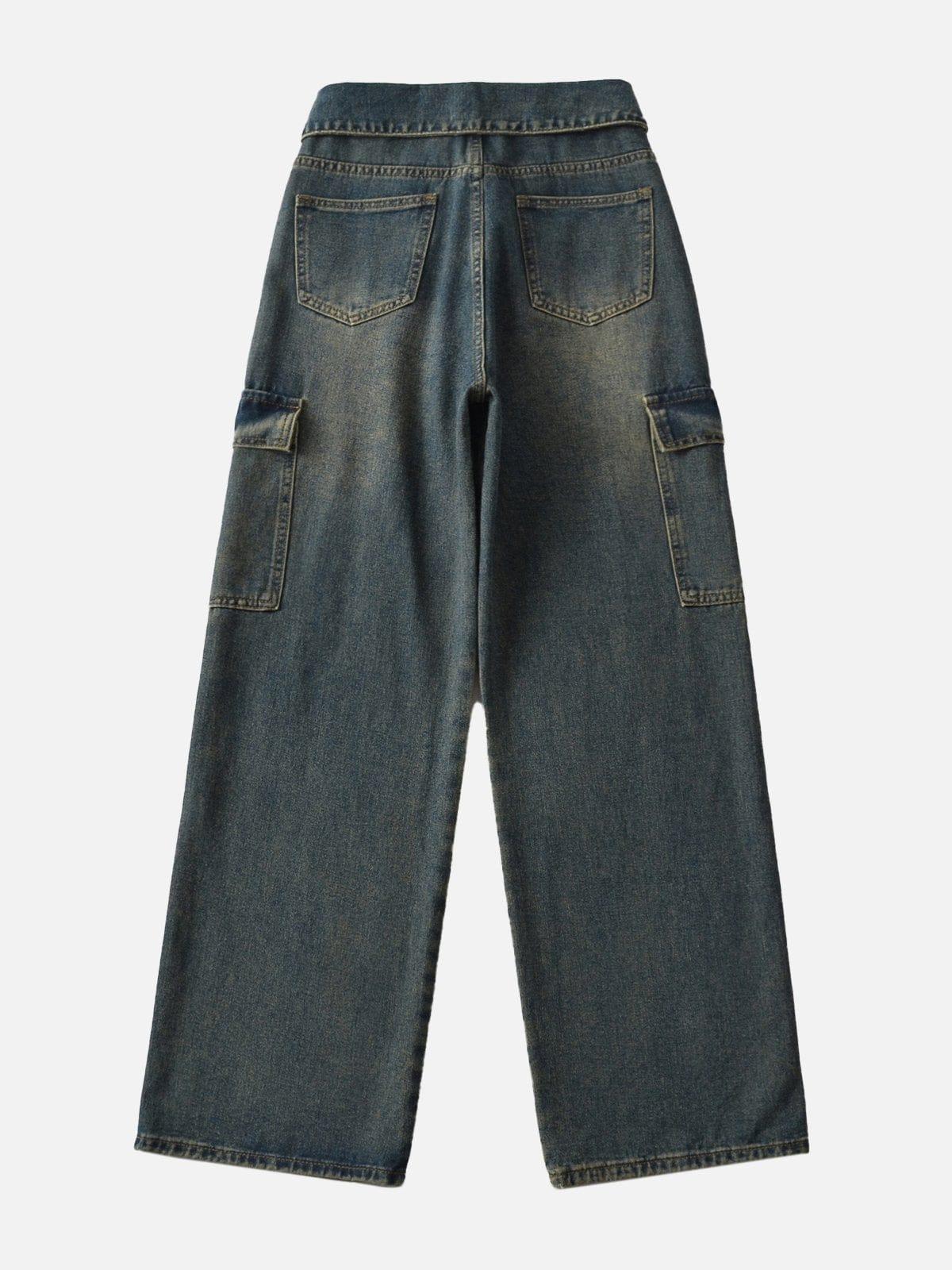 Concert Outfit Fold-Over Cargo Jeans
