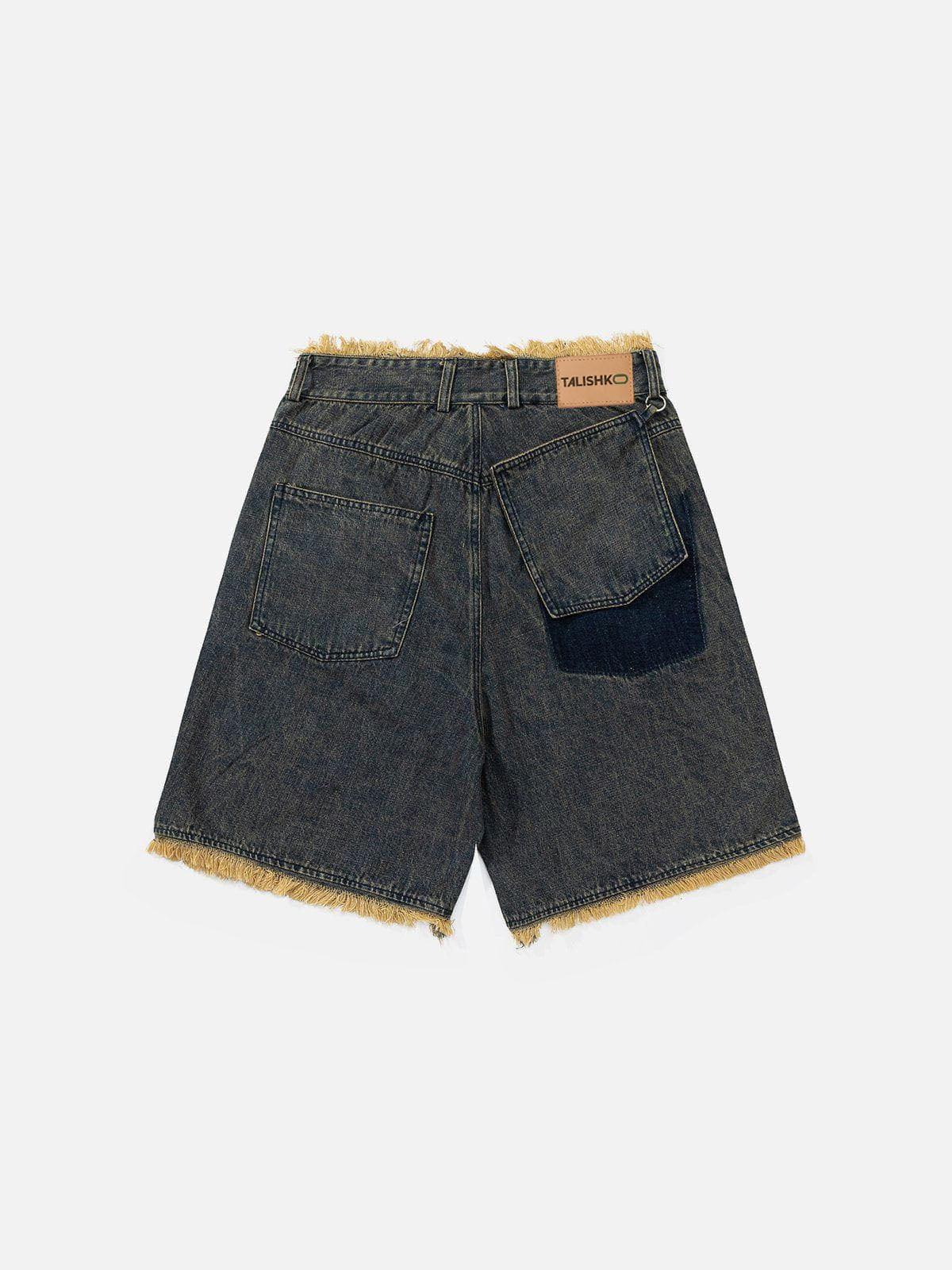 Concert Outfit Fringe Denim Jorts