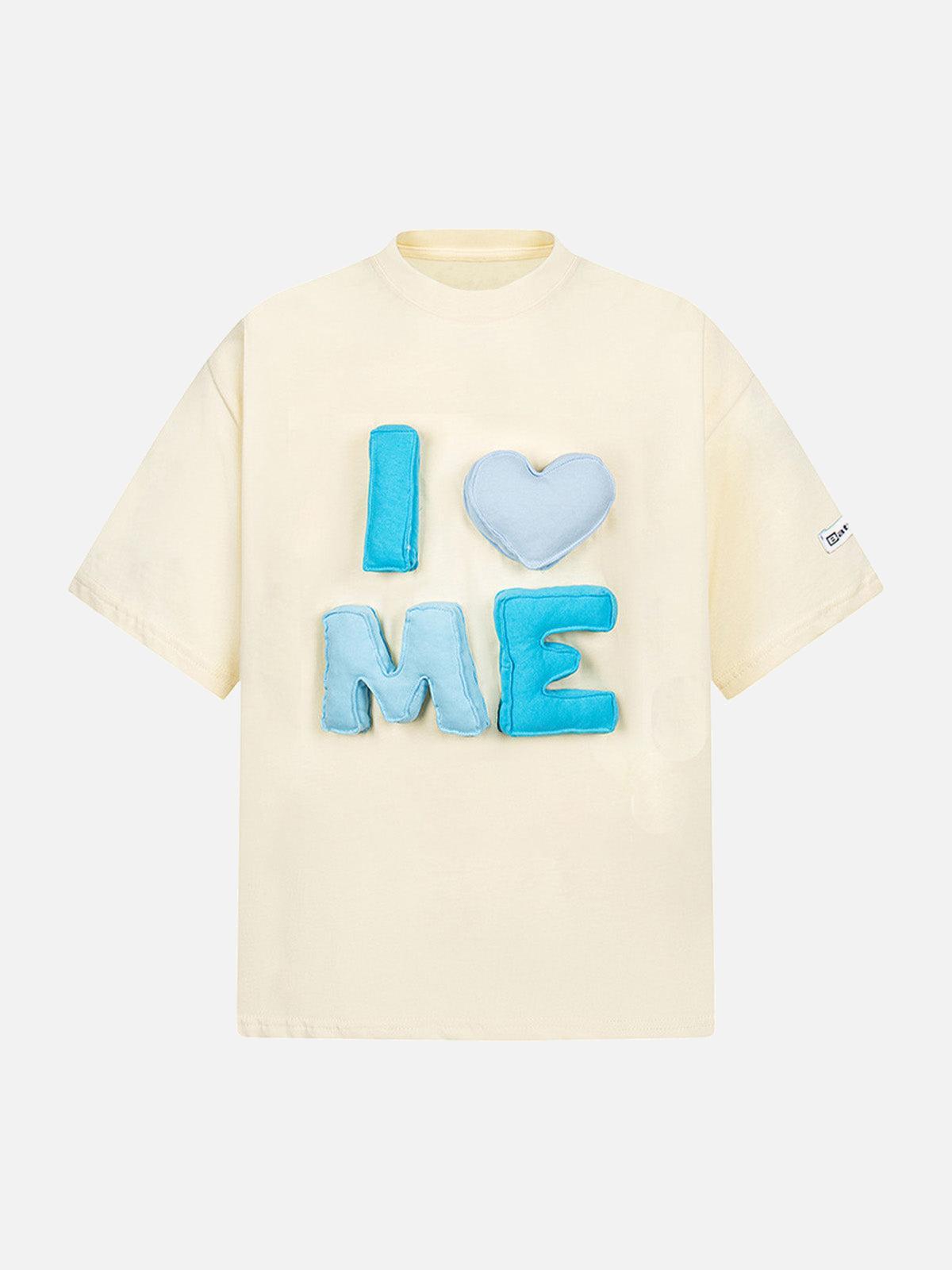 Concert Outfit Fun 'I Love Me' Embroidered T-Shirt