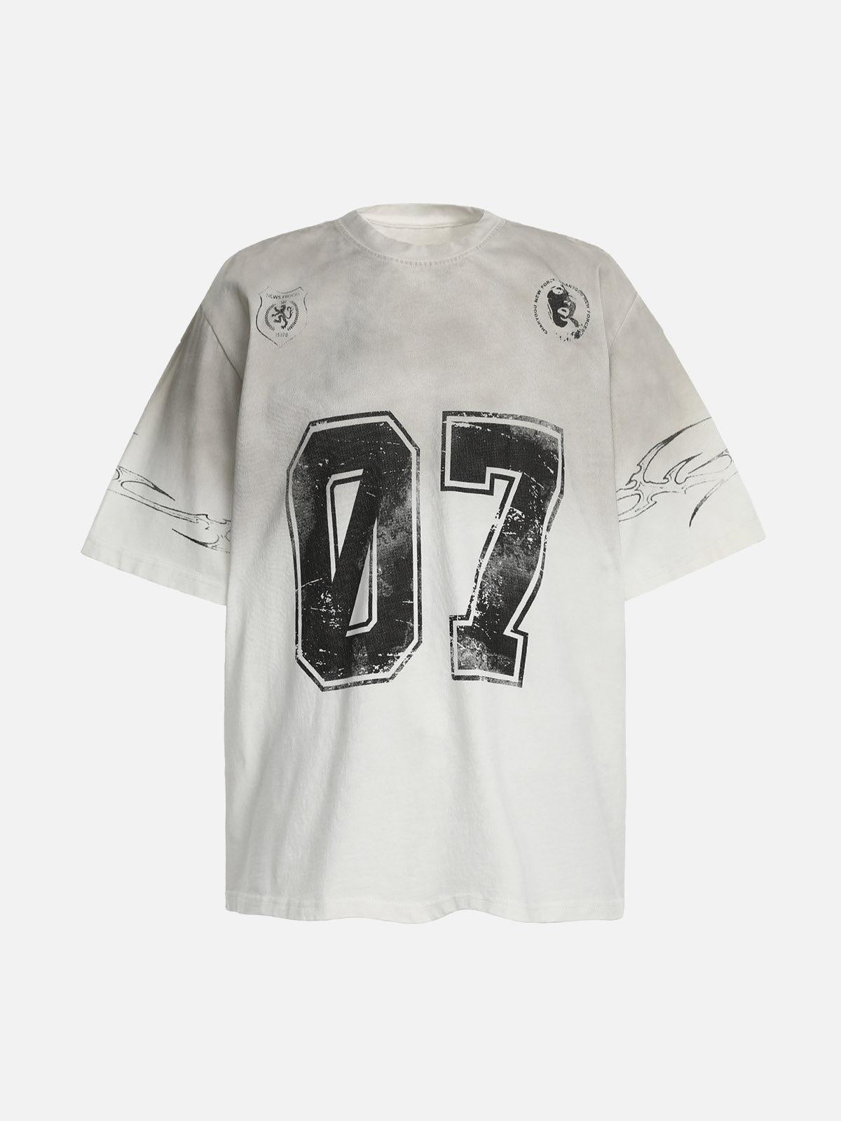 Concert Outfit Gradient Graphic Jersey T-Shirt