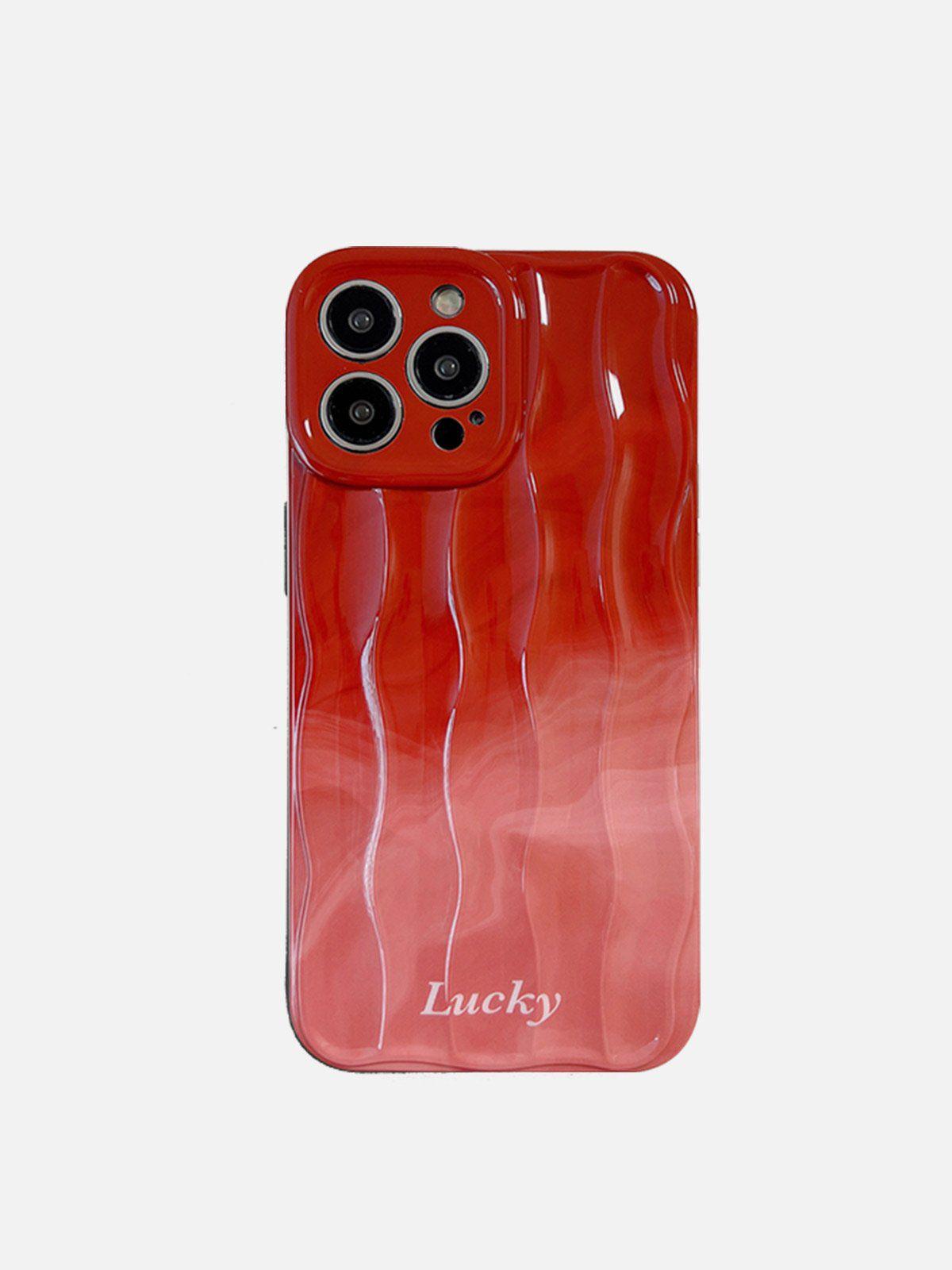 Concert Outfit Gradient Wavy Texture Mobile Phone Case