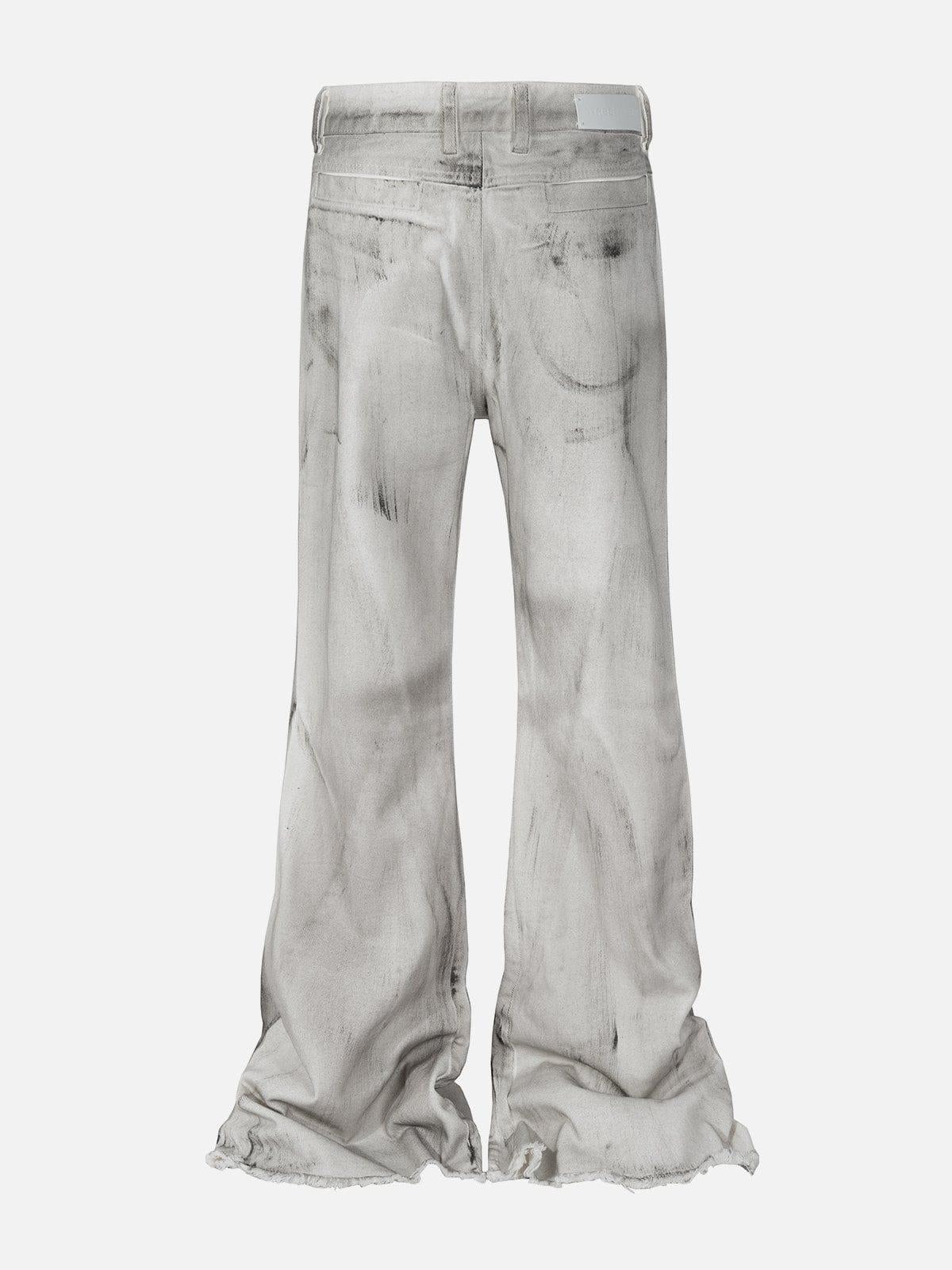Concert Outfit Graffiti Deconstruction Jeans