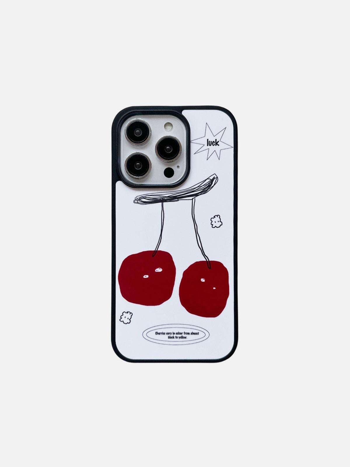 Concert Outfit Hand-Painted Cherry Phone Case