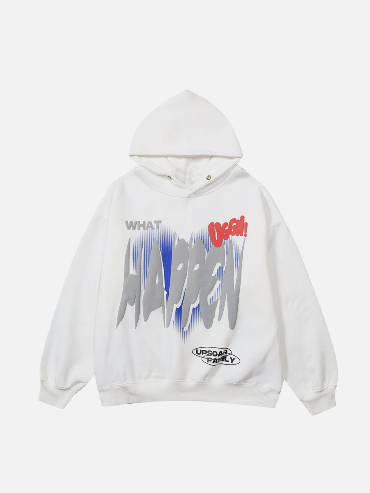 Concert Outfit HAPPEN Print Hoodie