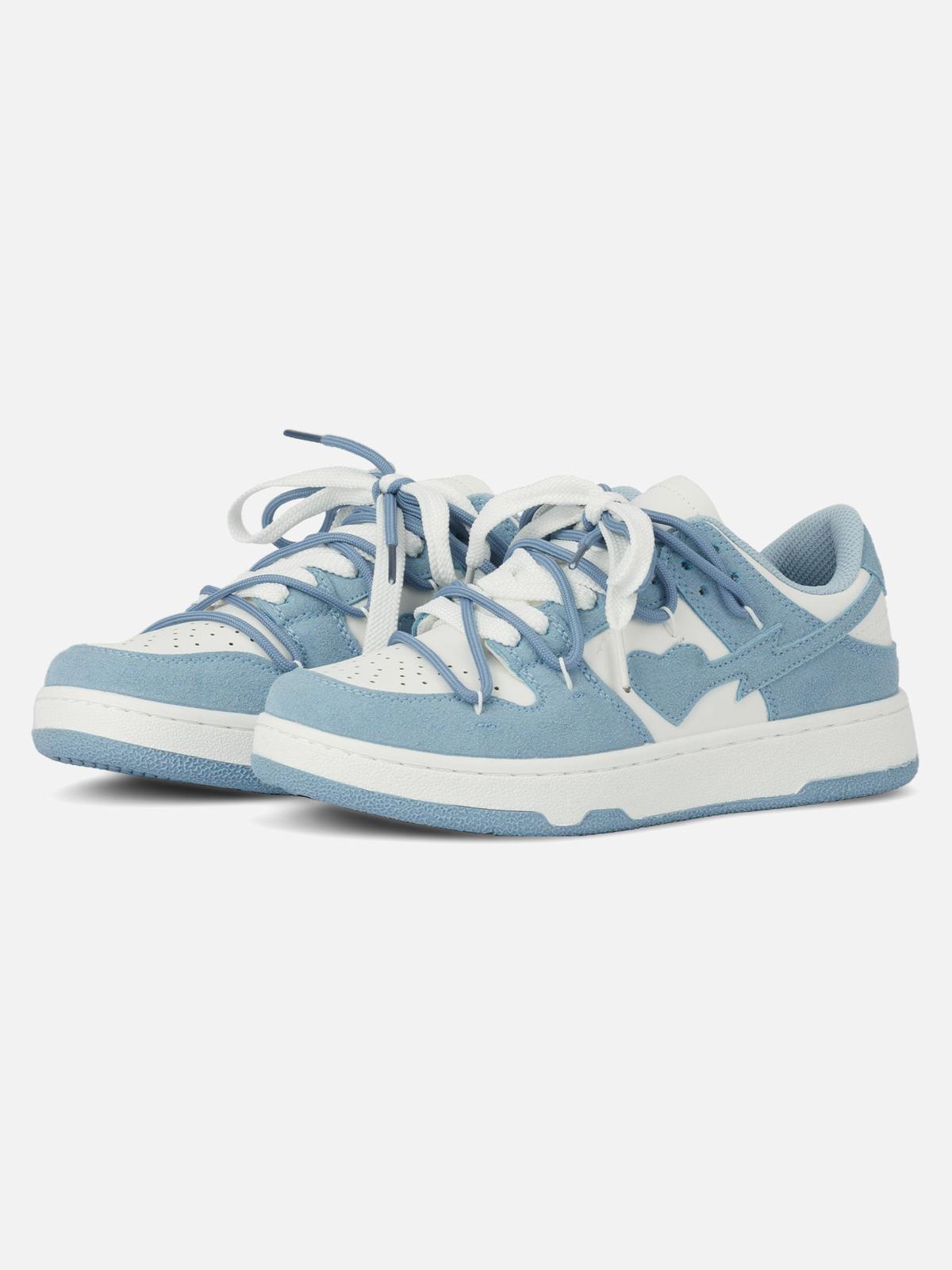 Concert Outfit Haze Blue Love Breathable Board Shoes