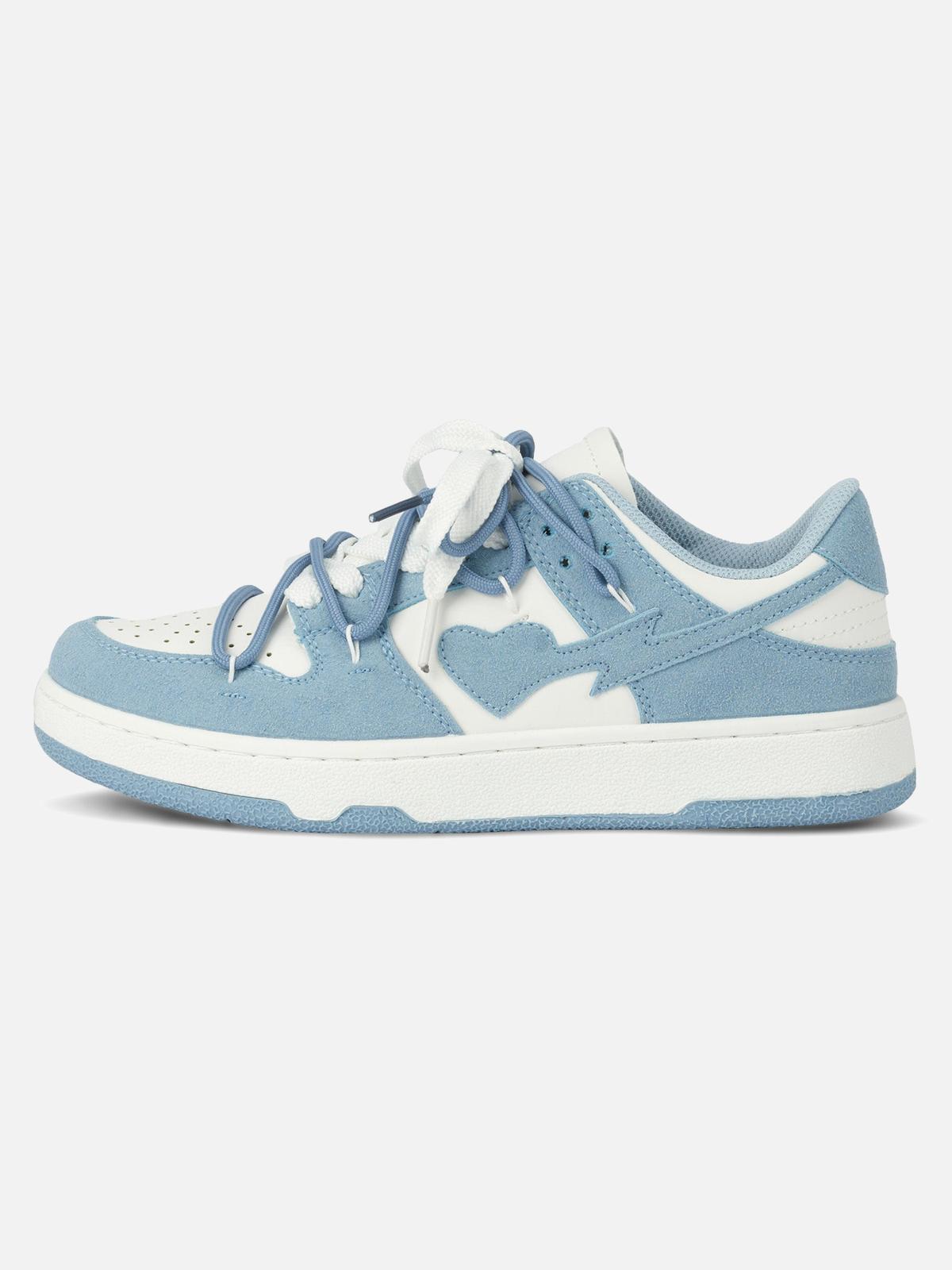 Concert Outfit Haze Blue Love Breathable Board Shoes