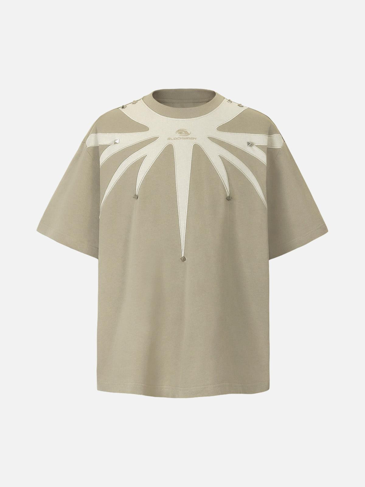 Concert Outfit Heavy CleanfitEmbroidery T-Shirt