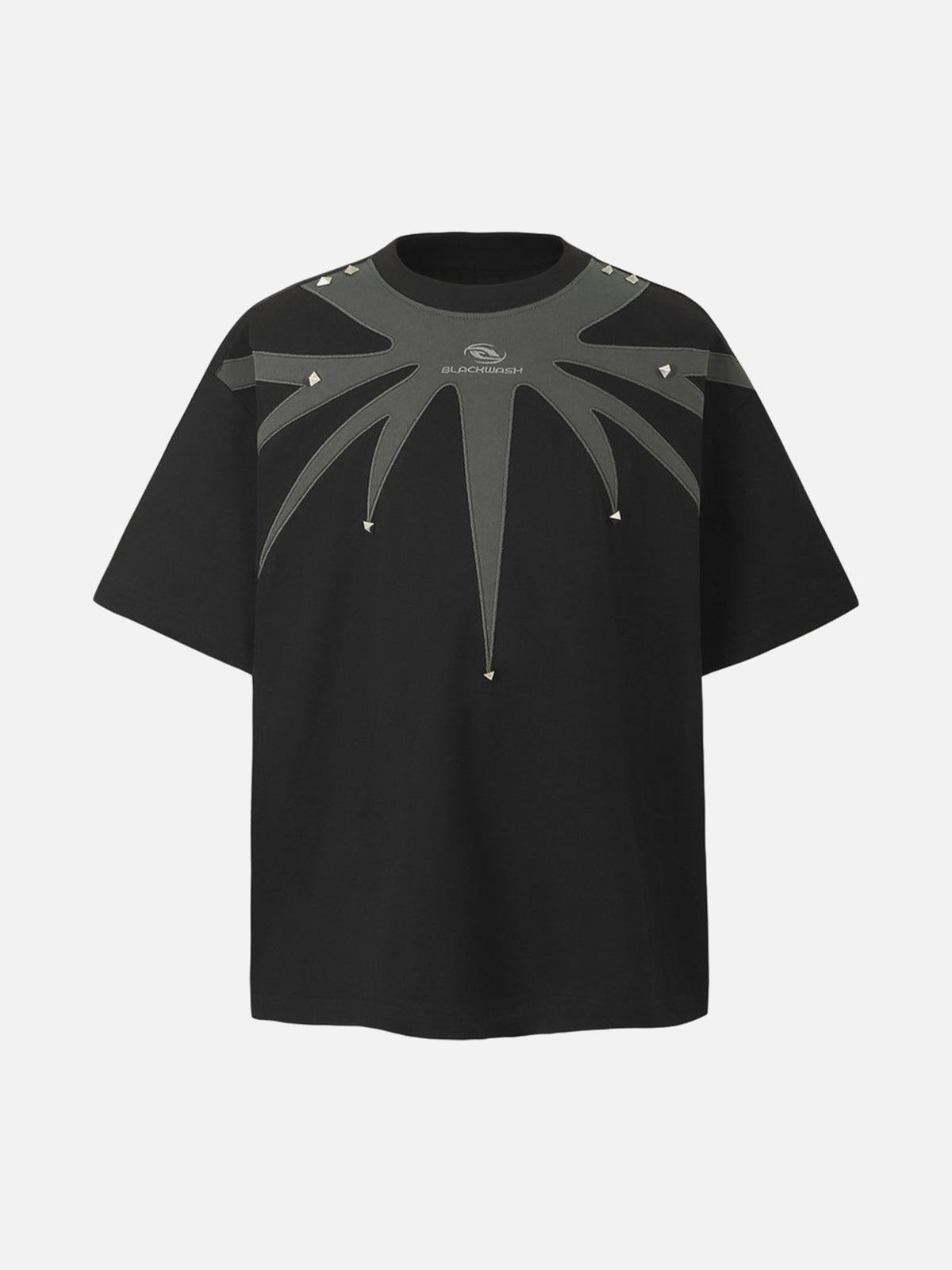 Concert Outfit Heavy CleanfitEmbroidery T-Shirt
