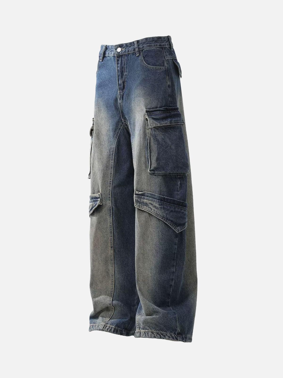 Concert Outfit Heavy Washed Workwear Baggy Barrel Jeans