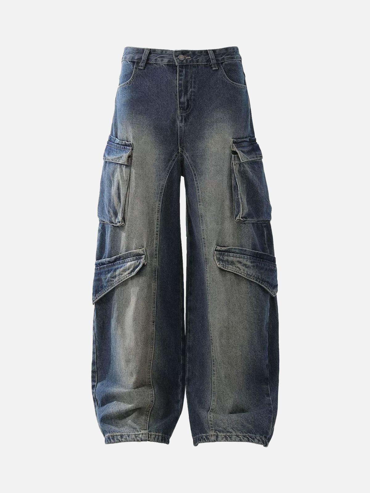 Concert Outfit Heavy Washed Workwear Baggy Barrel Jeans