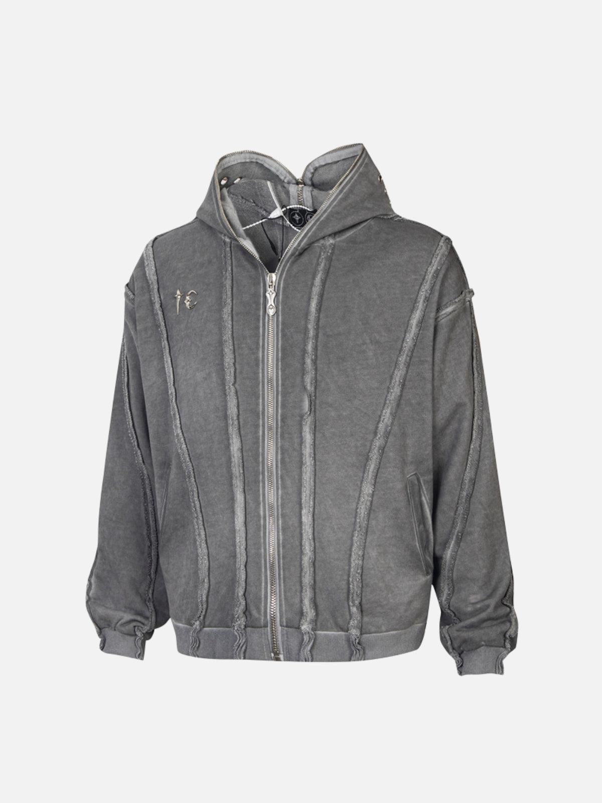 Concert Outfit Heavyweight Batik Washed Distressed Hoodie