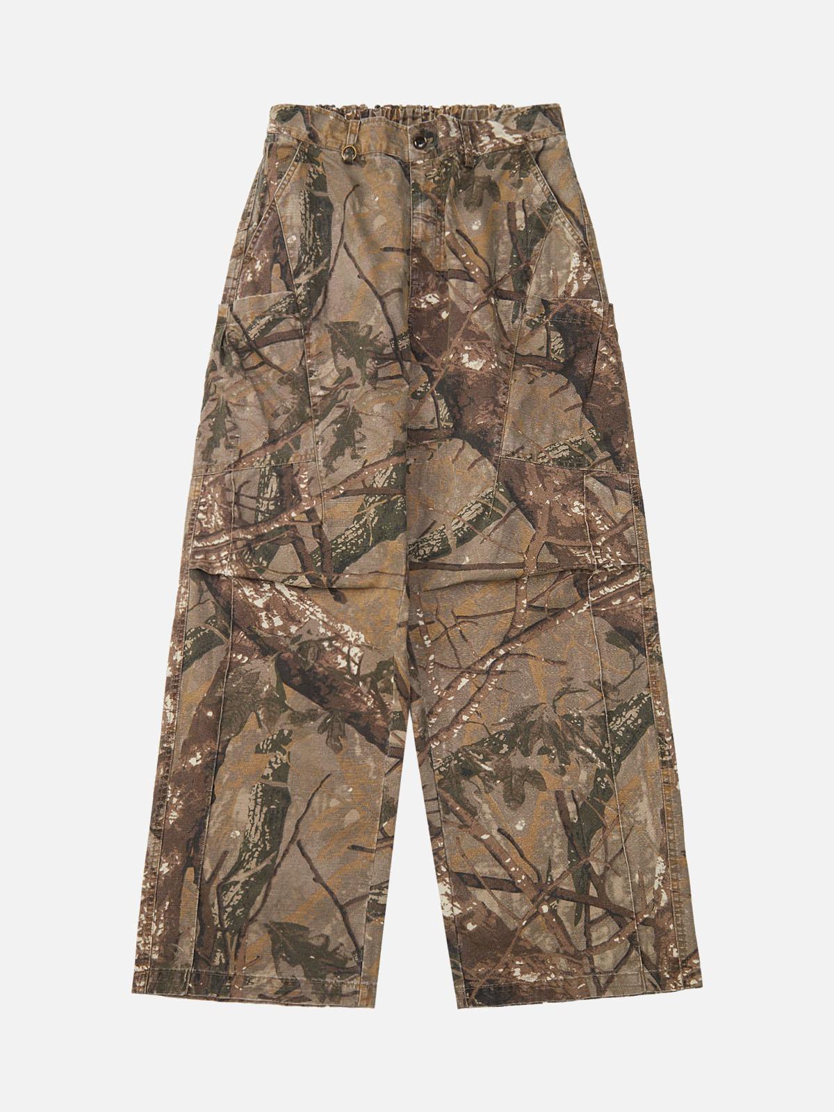 Concert Outfit High Street Camouflage Casual Pants