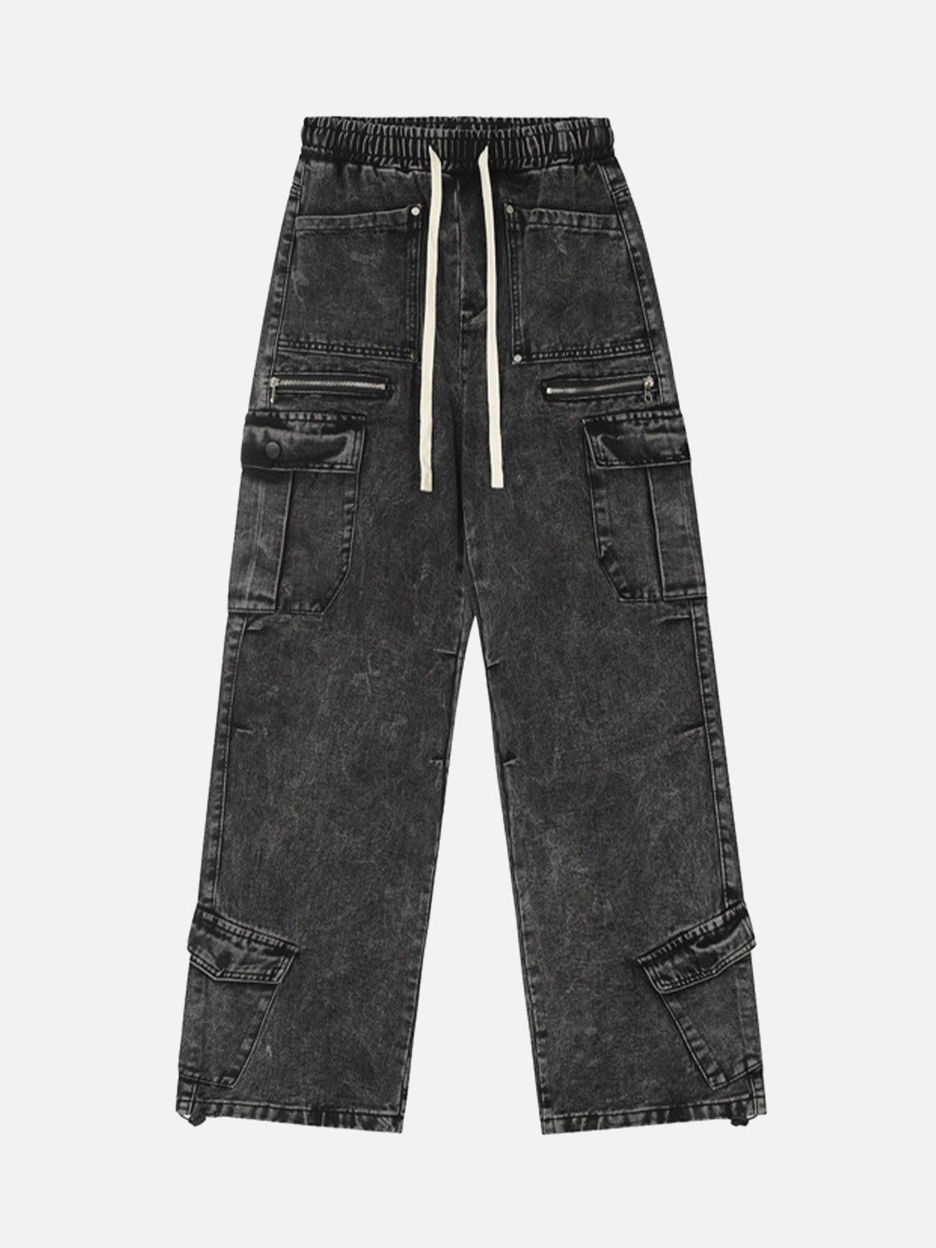 Concert Outfit High Street Loose Drawstring Trousers
