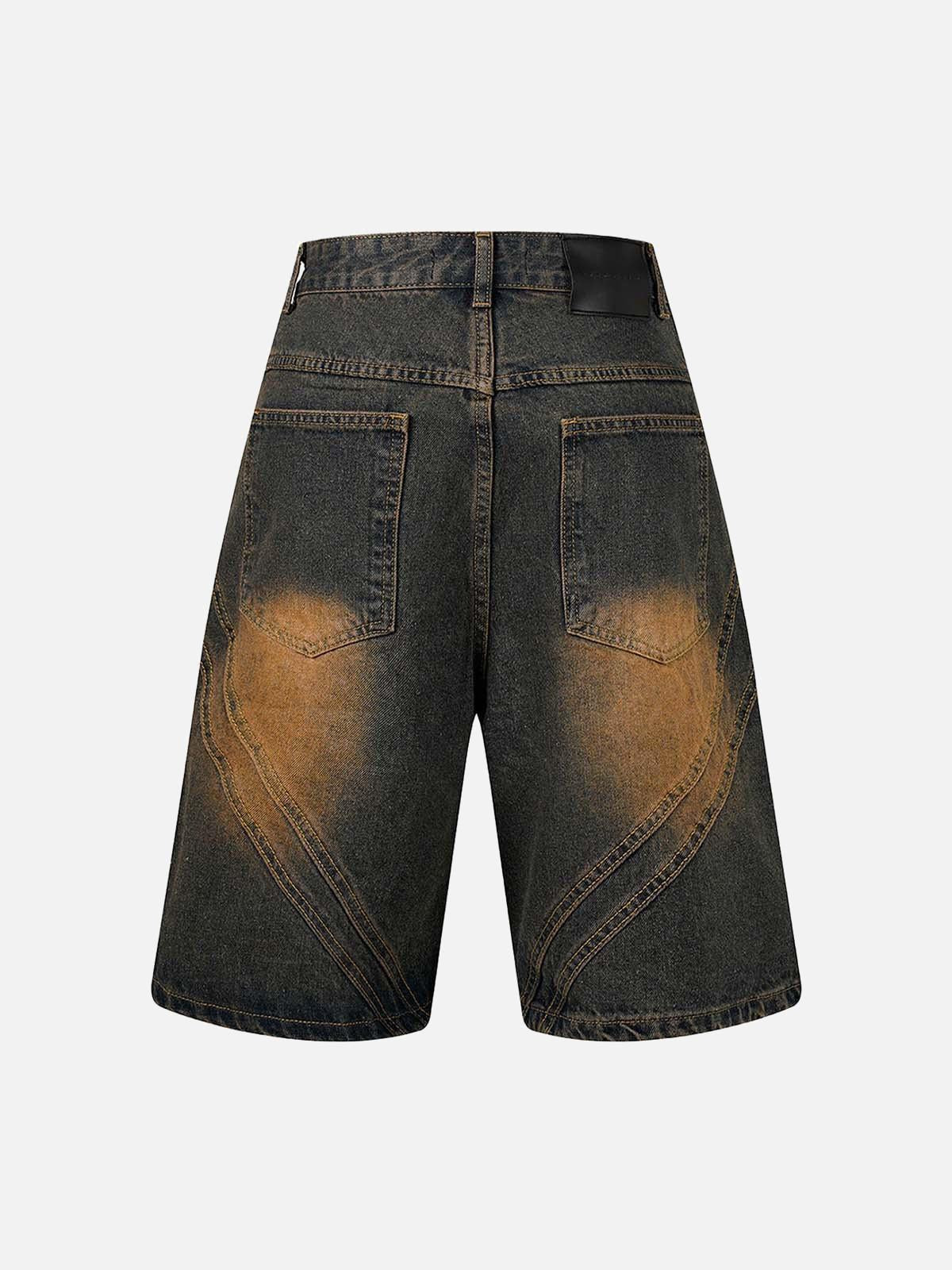 Concert Outfit High Street Ripped Denim Shorts