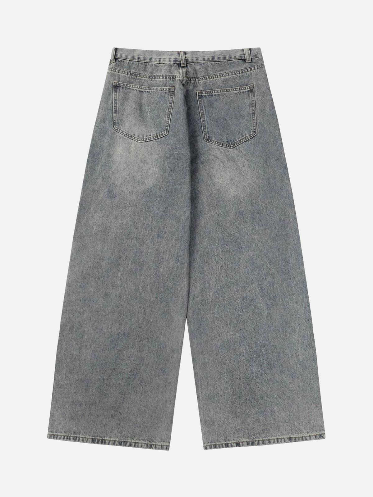 Concert Outfit High Street Star Washed Jeans