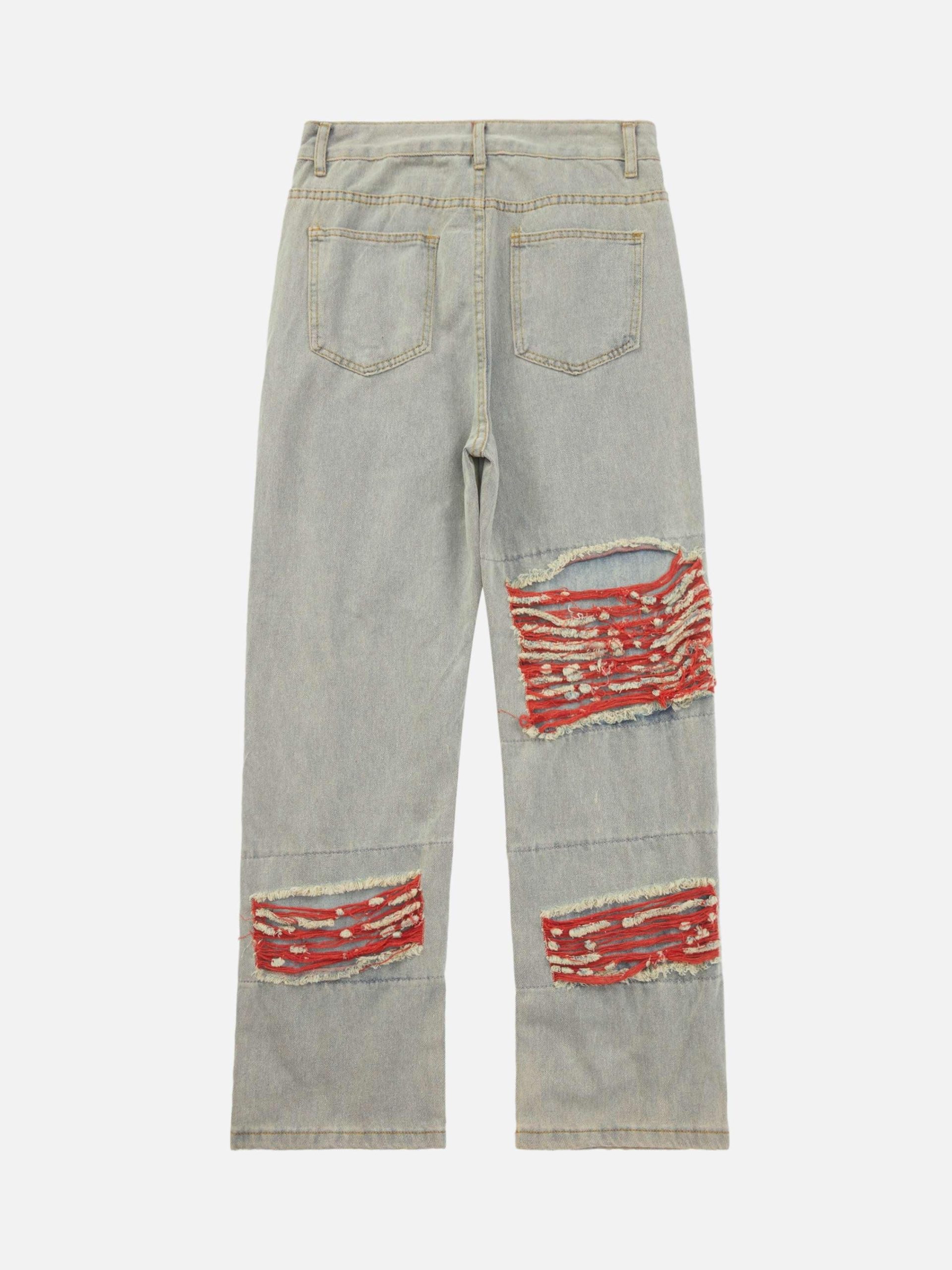Concert Outfit High Street Versatile Denim Jeans