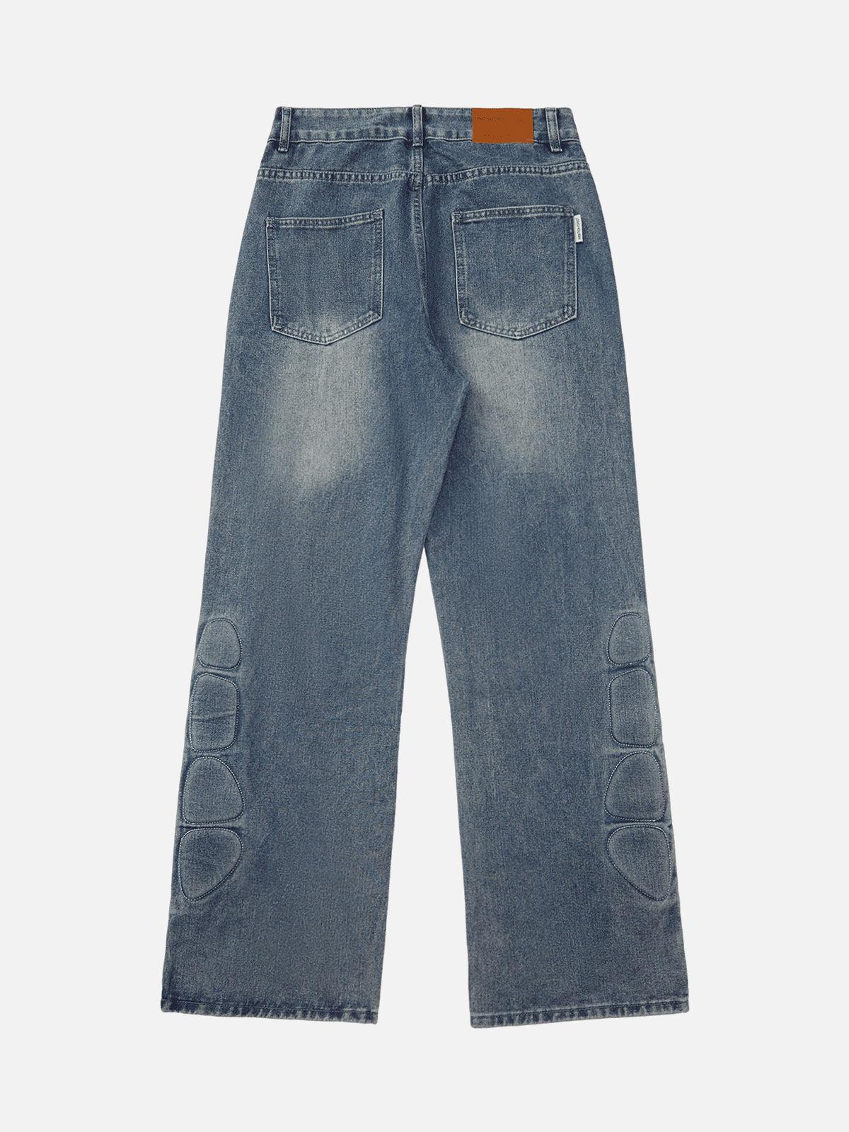 Concert Outfit High Street Washed Ripped Jeans