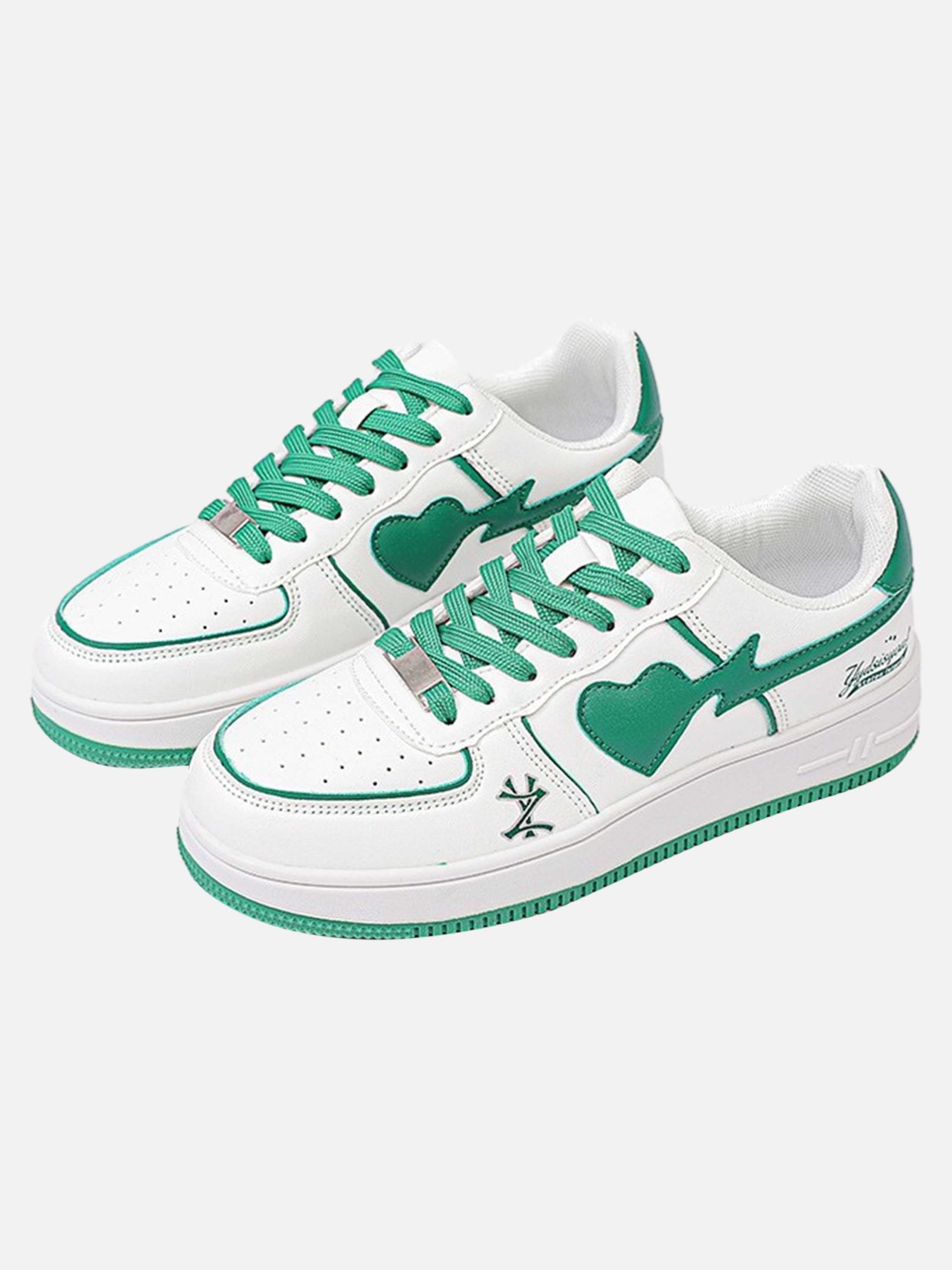 Concert Outfit High Street White Skate Sneakers