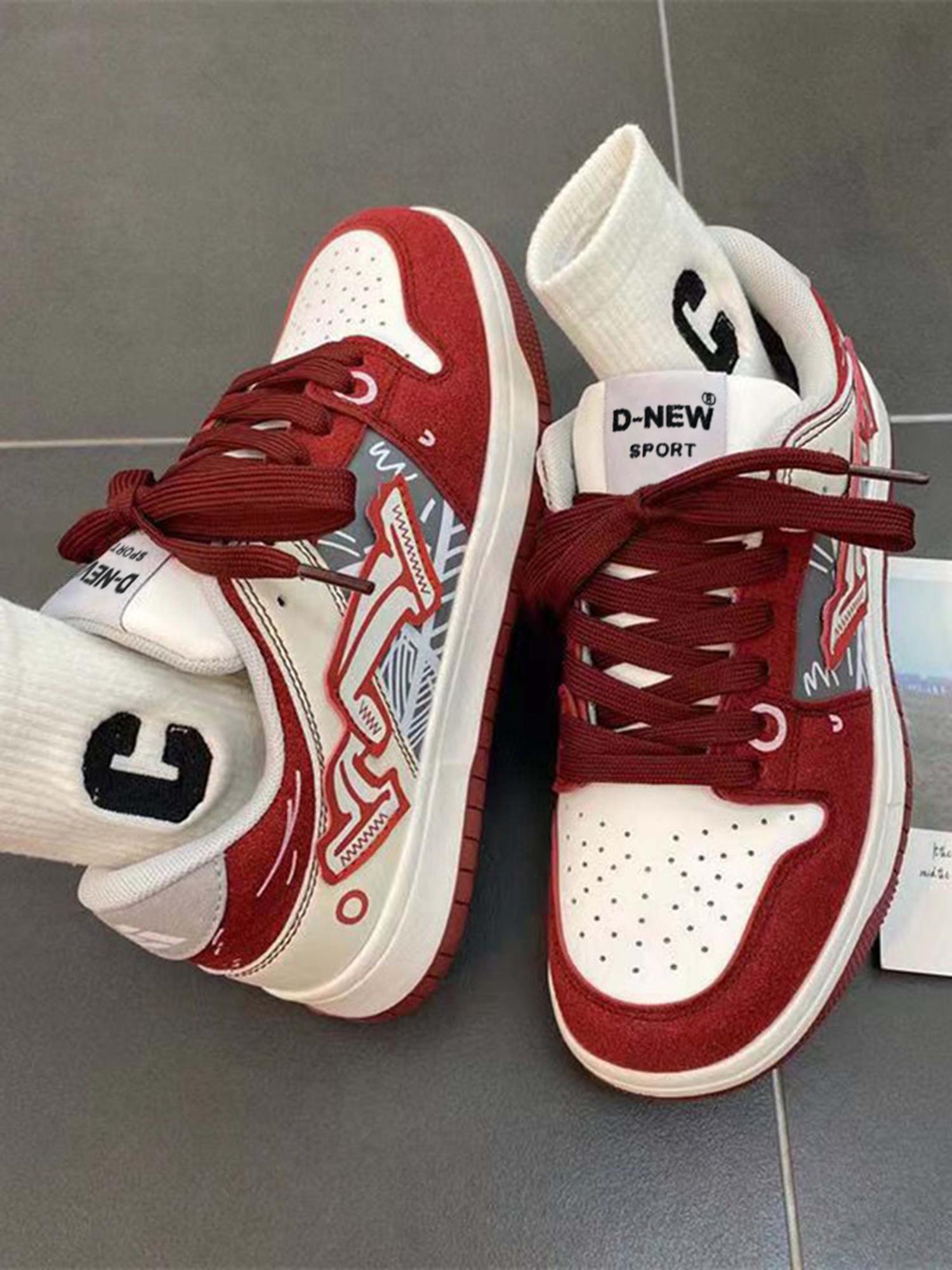 Concert Outfit Hip-Hop Graffiti Board Shoes For Couples
