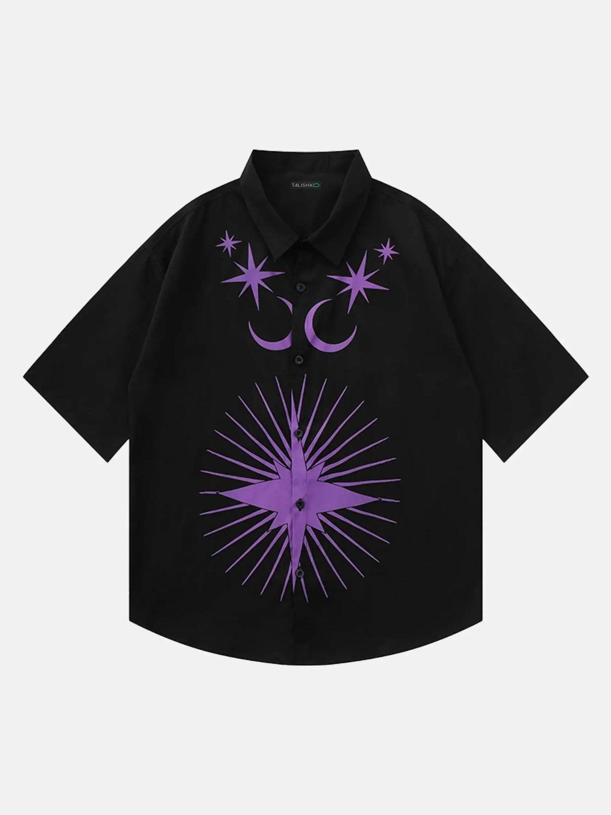 Concert Outfit Hip-Hop Printed Shirt