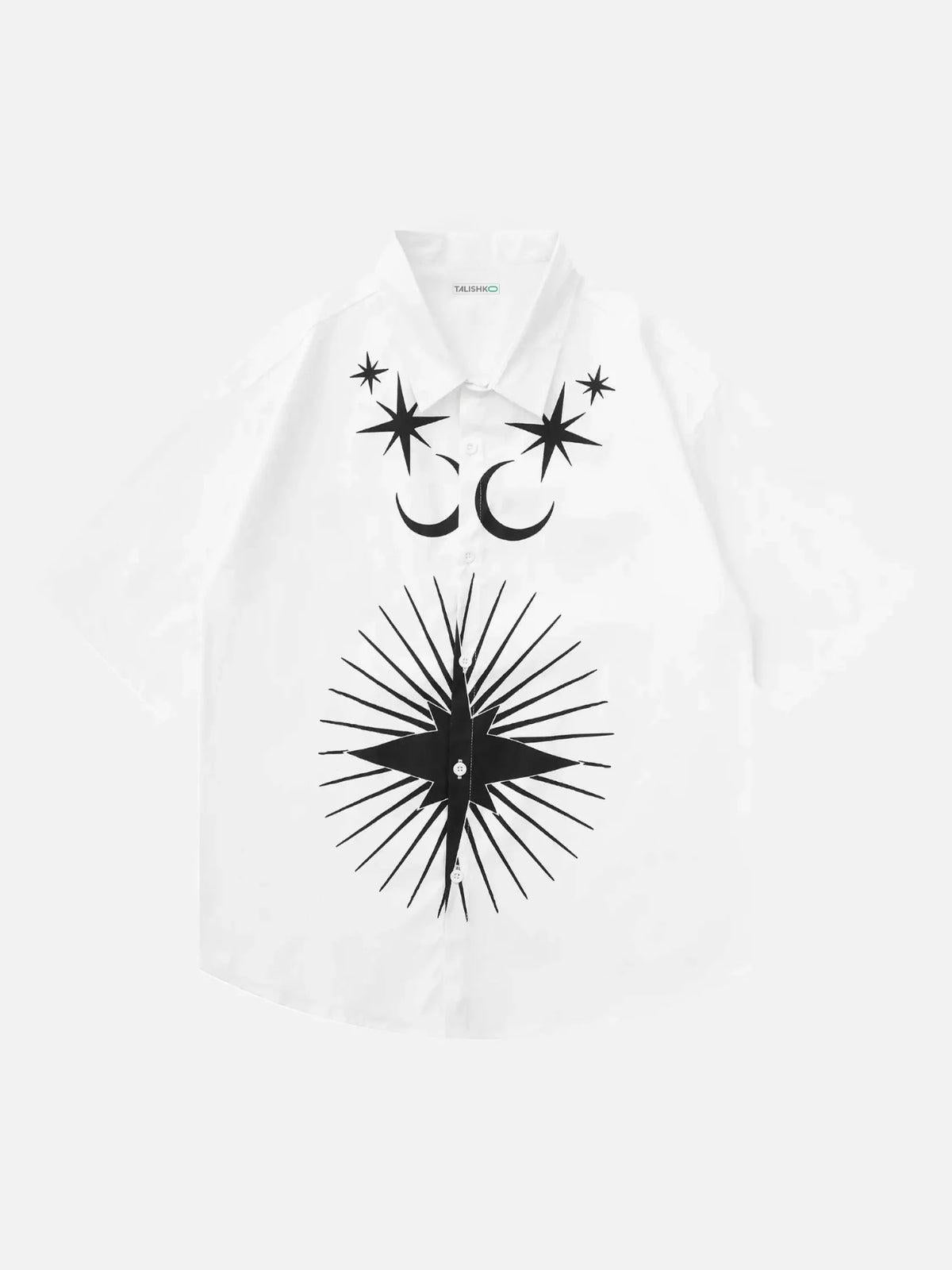 Concert Outfit Hip-Hop Printed Shirt
