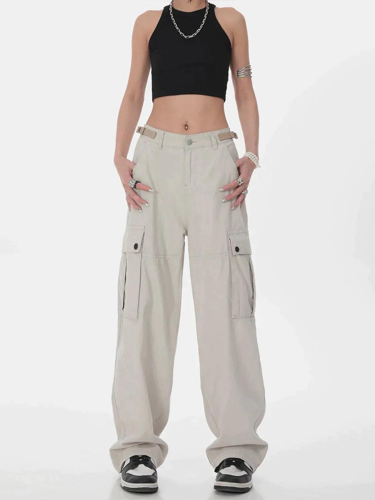 Concert Outfit Hip Hop Straight Cargo Pants