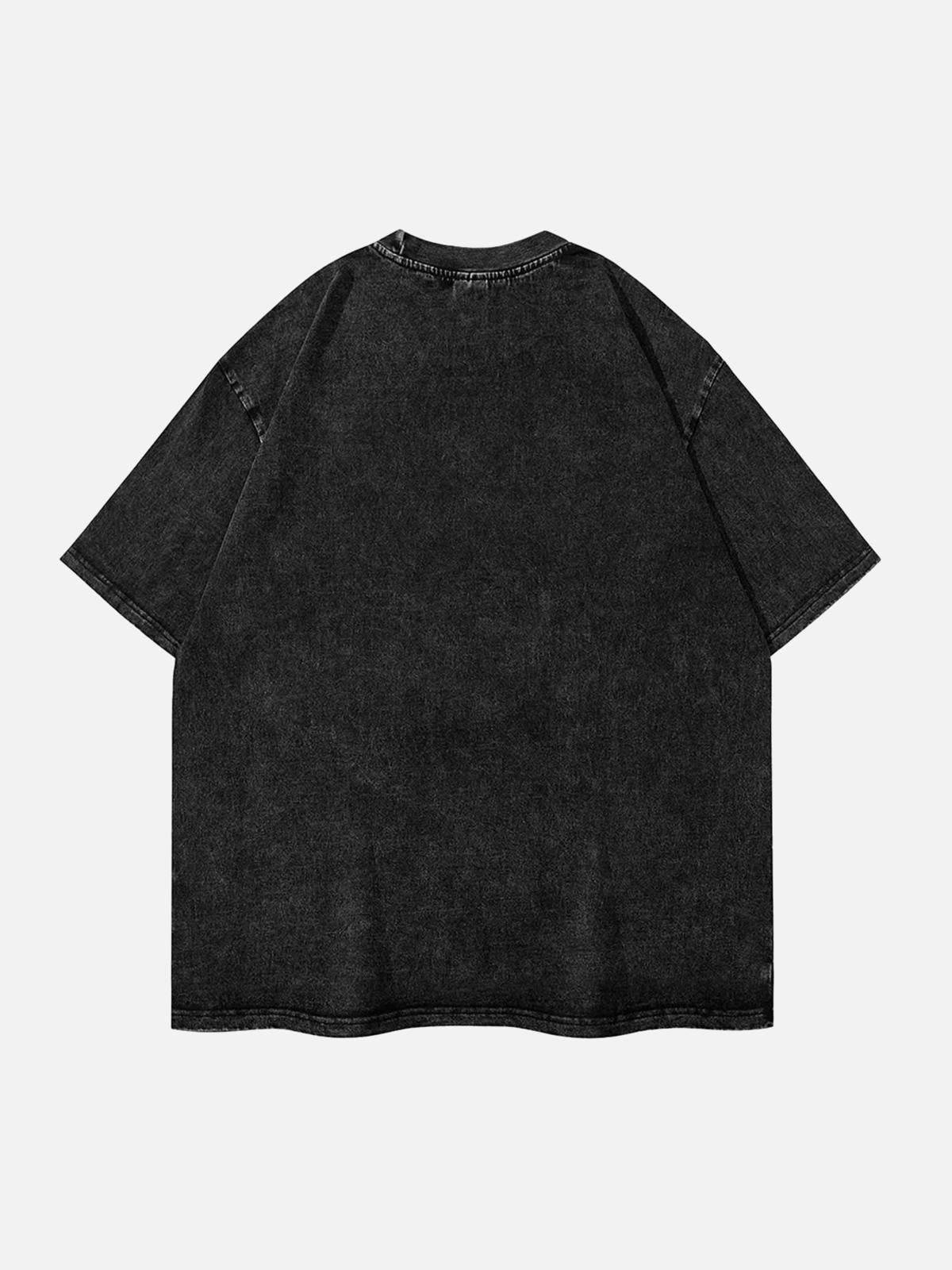 Concert Outfit Hip Hop Washed Vintage Do-Over T-Shirt