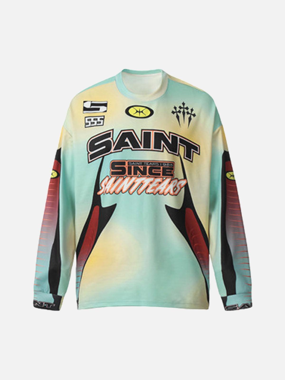 Concert Outfit Jersey Tie-Dye Long Sleeves T-Shirt