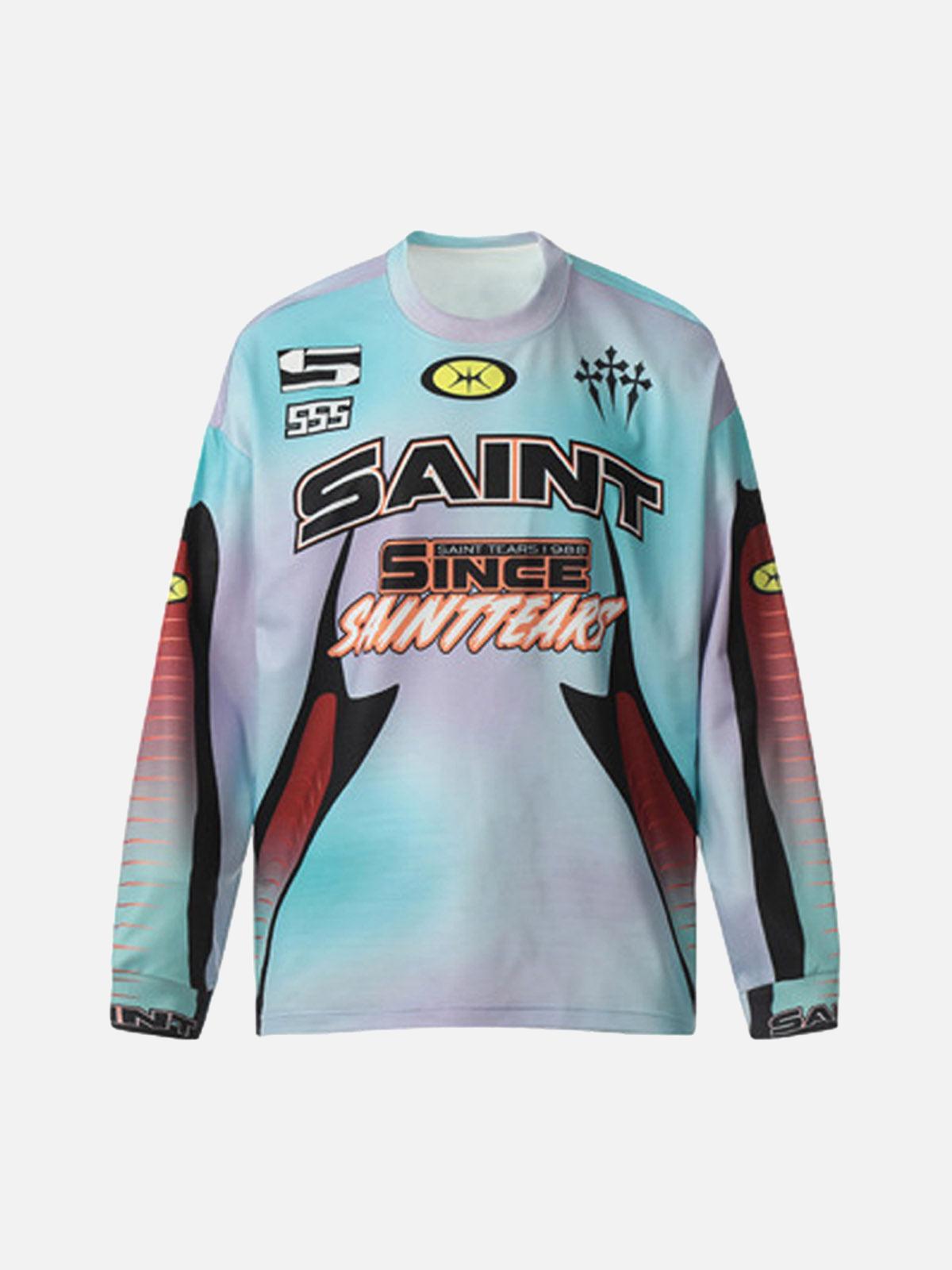 Concert Outfit Jersey Tie-Dye Long Sleeves T-Shirt