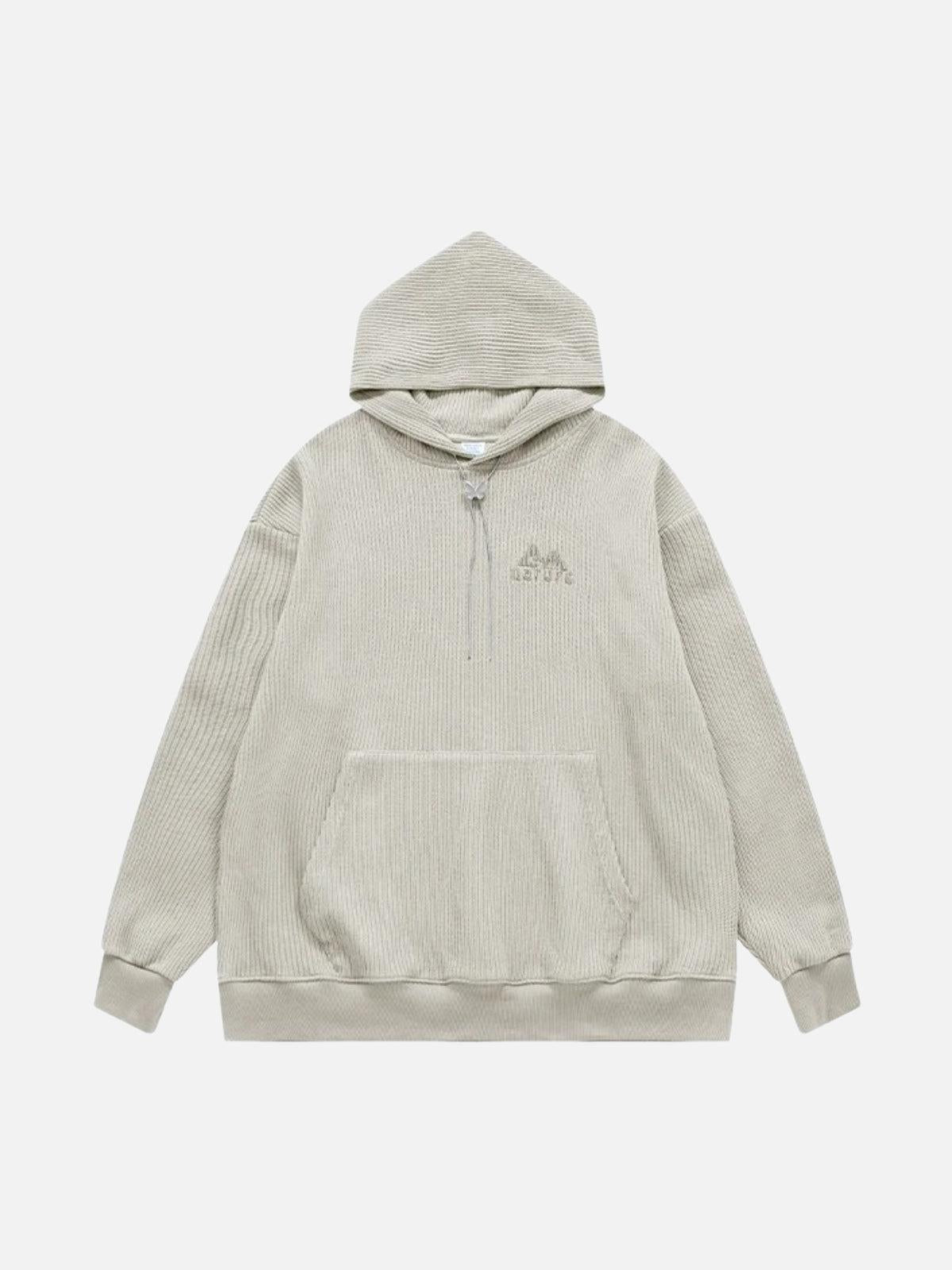 Concert Outfit Knit Solid Hoodie