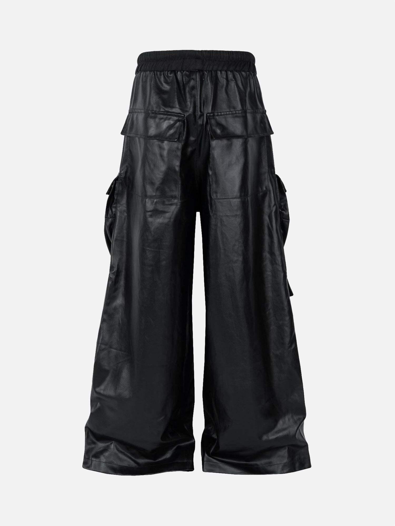 Concert Outfit Layered Three-Dimensional Pocket Wide-Leg Flared Pants