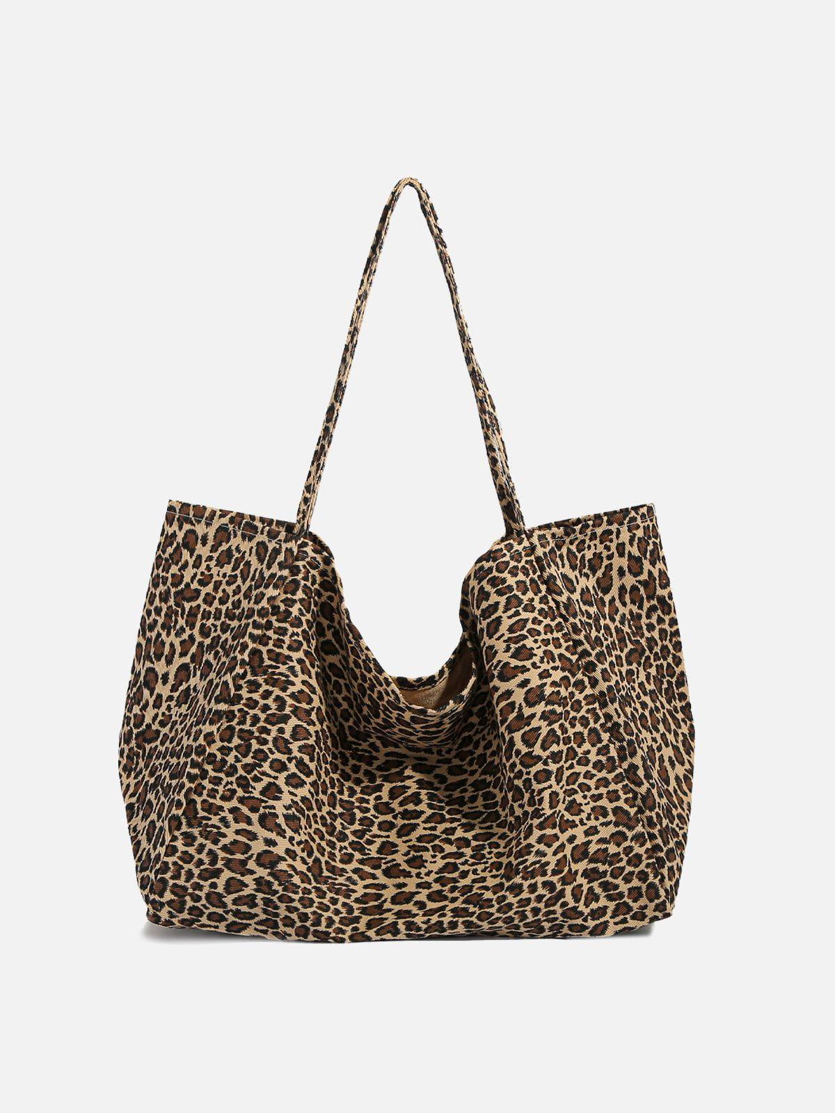 Concert Outfit Leopard Print Tote Bag