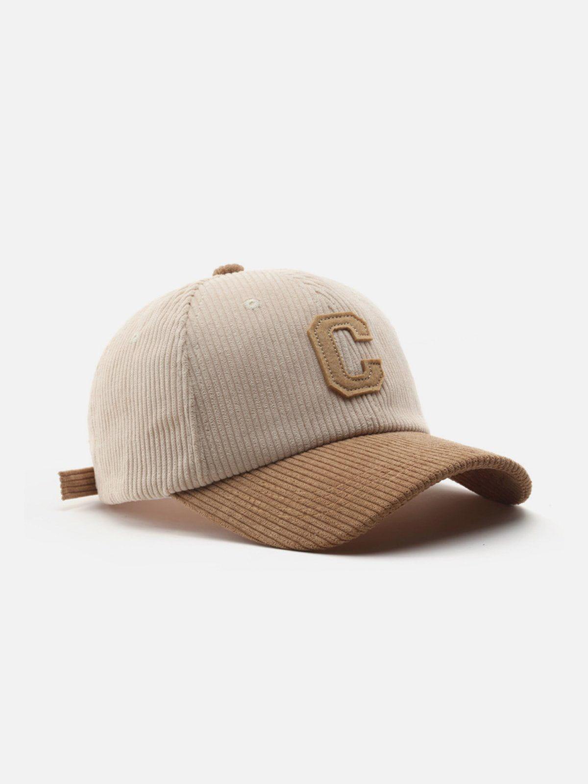Concert Outfit Letter C Patchwork Hat