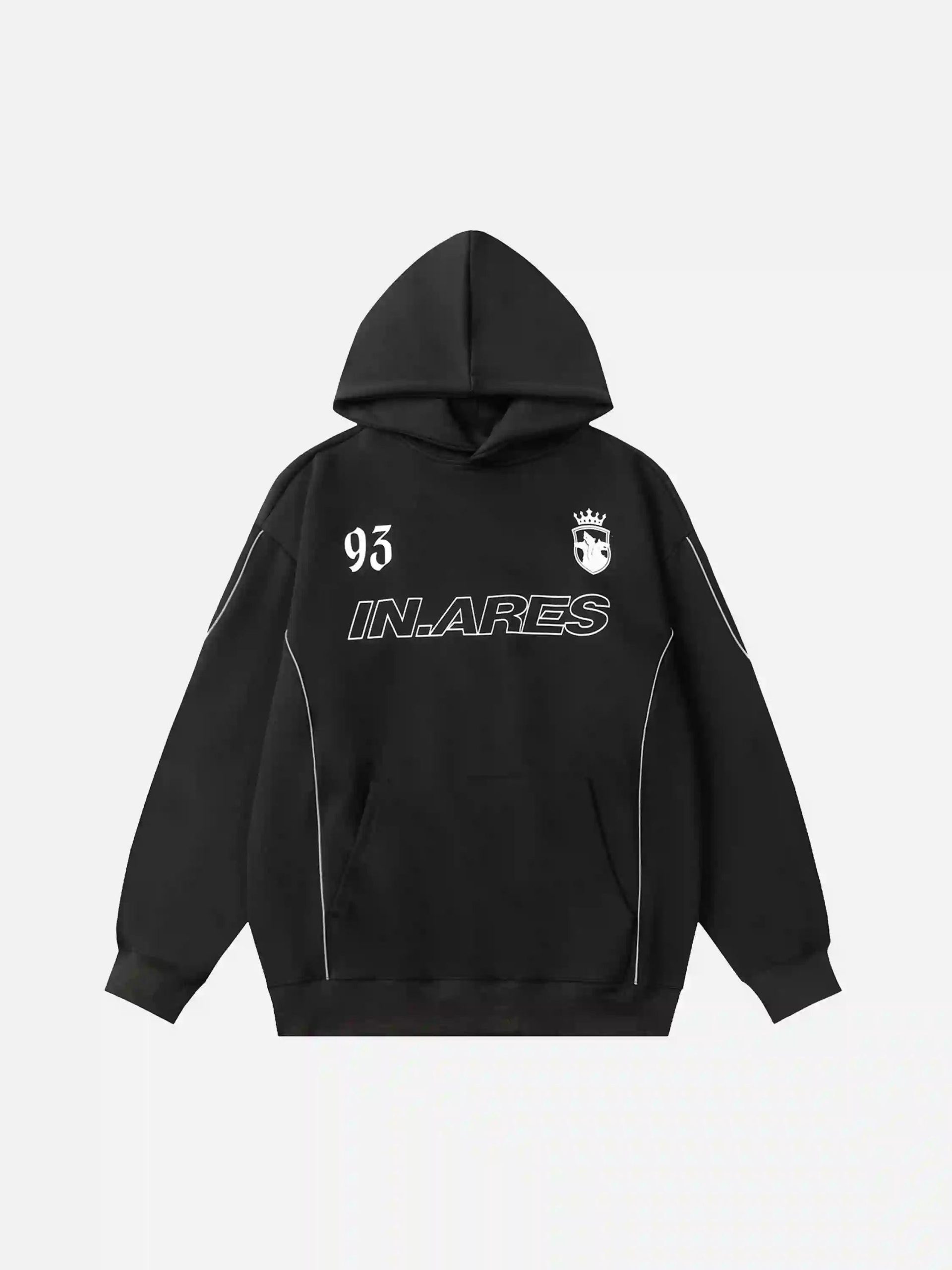 Concert Outfit Letter Print Line Design Hoodie