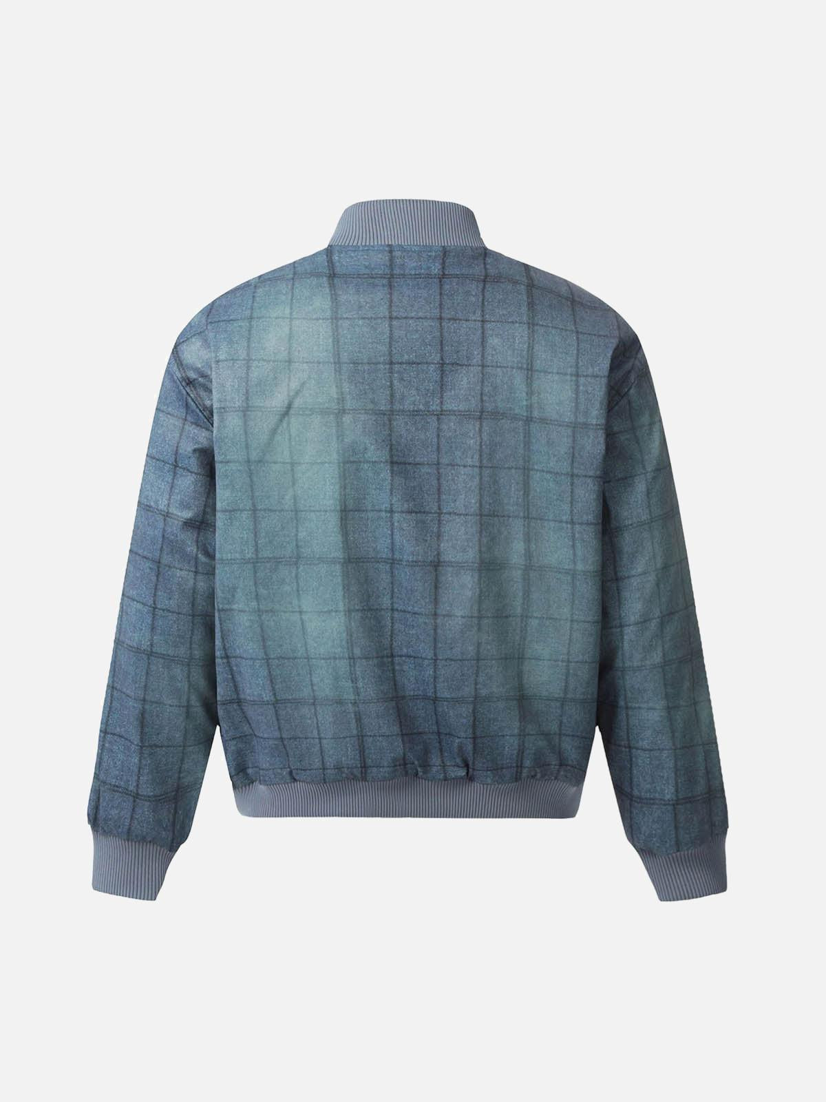Concert Outfit Letter Print Quilted Bomber Jacket