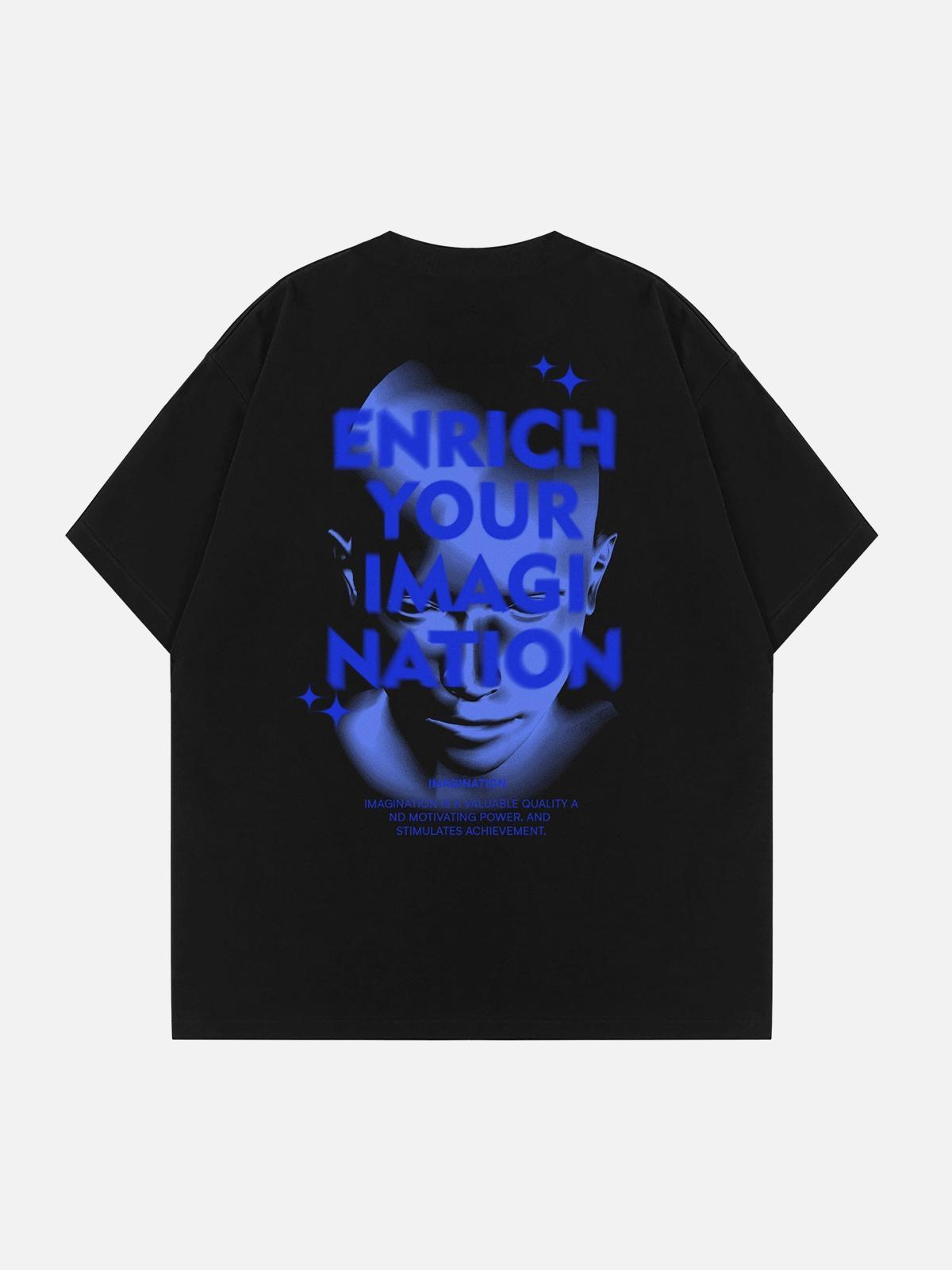 Concert Outfit Letter Print Virtual T-Shirt