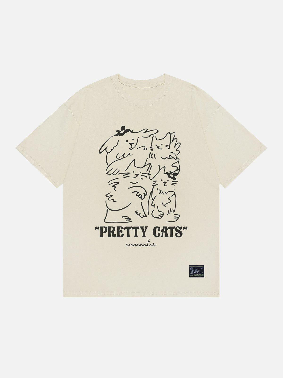 Concert Outfit Line Print Tee