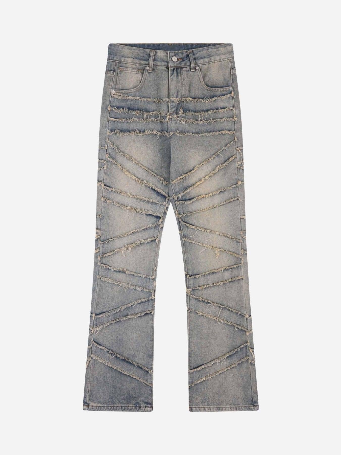 Concert Outfit Loose Wide Leg Cat Whisker Jeans