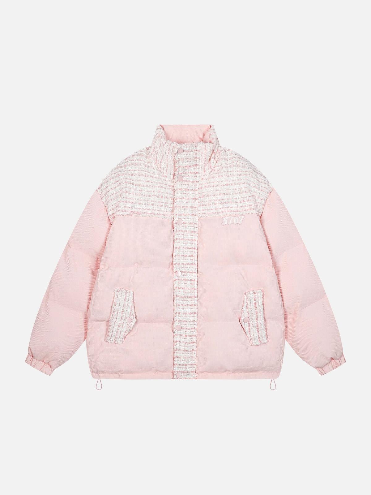 Concert Outfit Luxe Quilted Lapel Coat