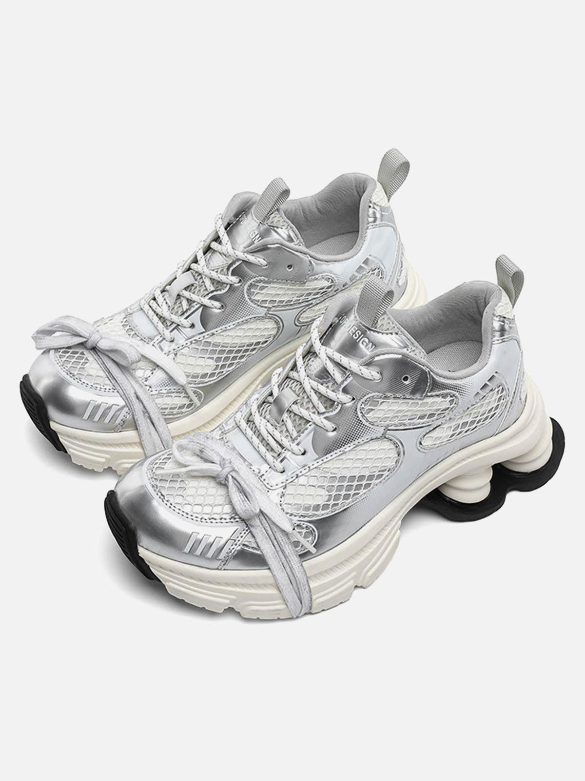 Concert Outfit Mesh Breathable Platform Sneakers