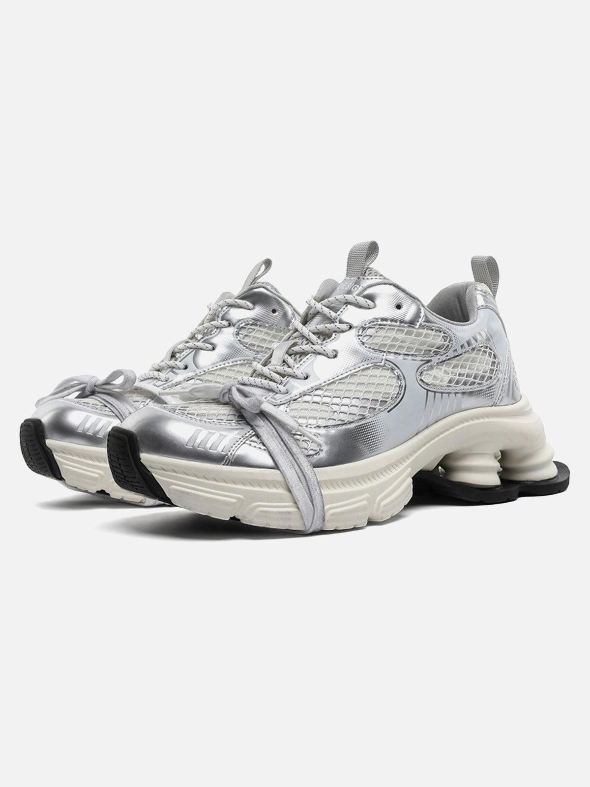 Concert Outfit Mesh Breathable Platform Sneakers