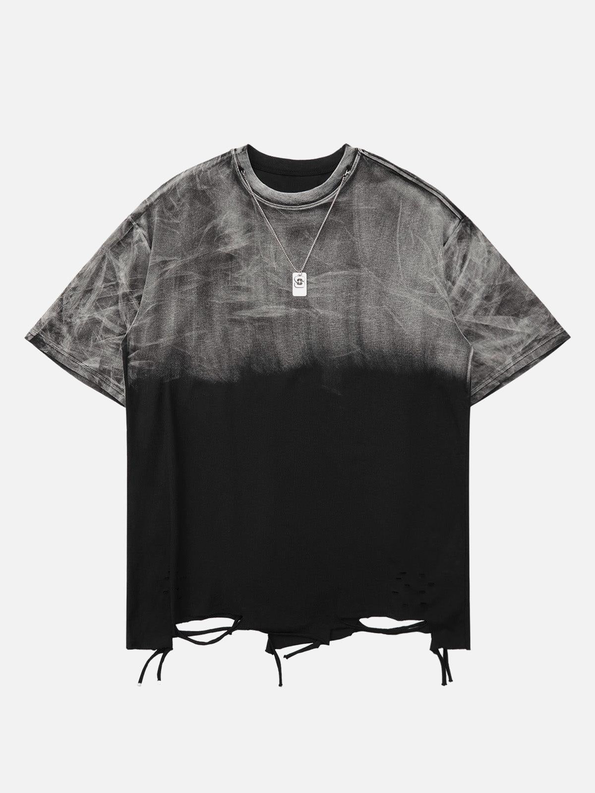 Concert Outfit Metal Tag Street Rap T-Shirt