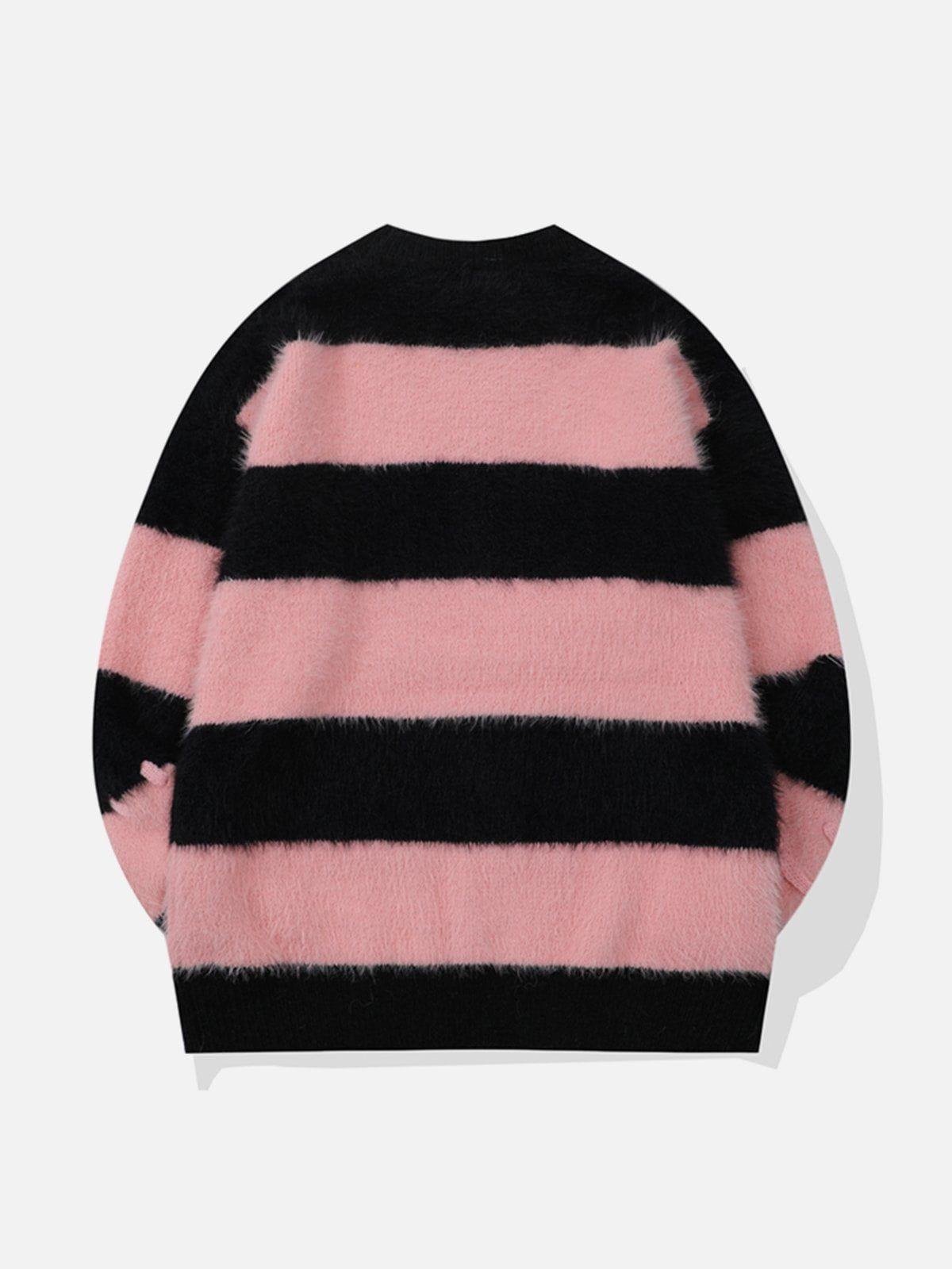Concert Outfit Mohair Stripe Sweater