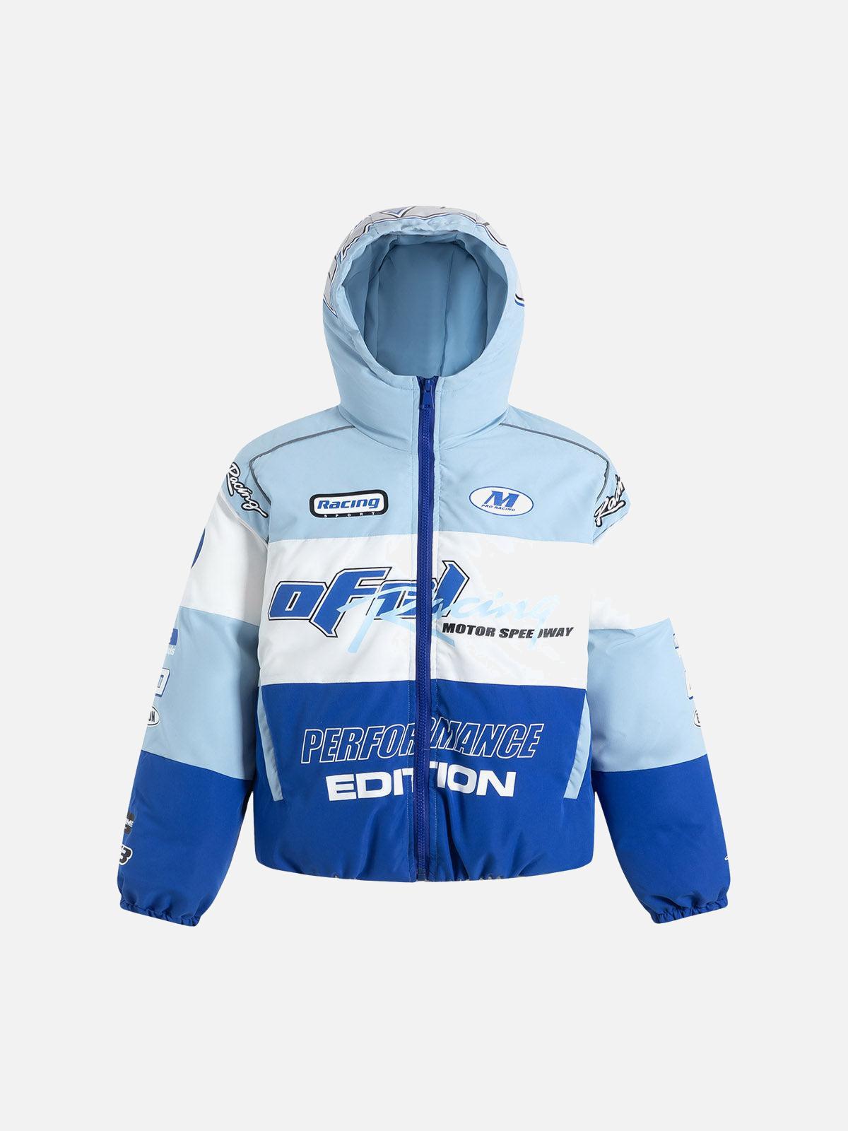 Concert Outfit Motorcycle Racing Puffer Jacket