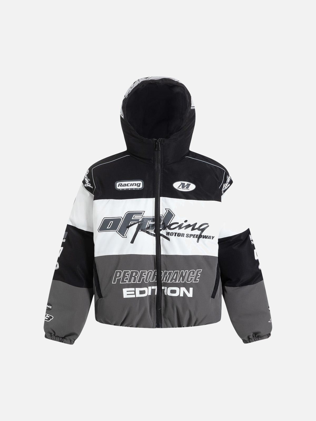 Concert Outfit Motorcycle Racing Puffer Jacket