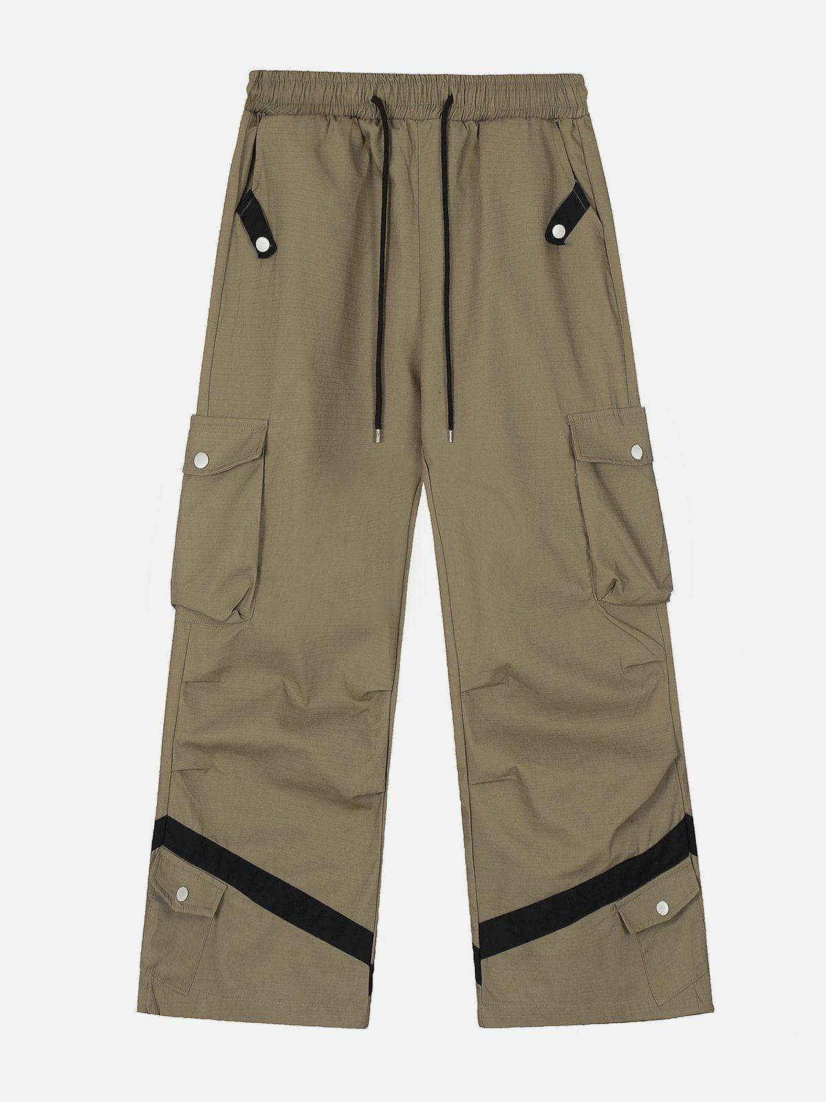 Concert Outfit Multi Button Pocket Cargo Pants