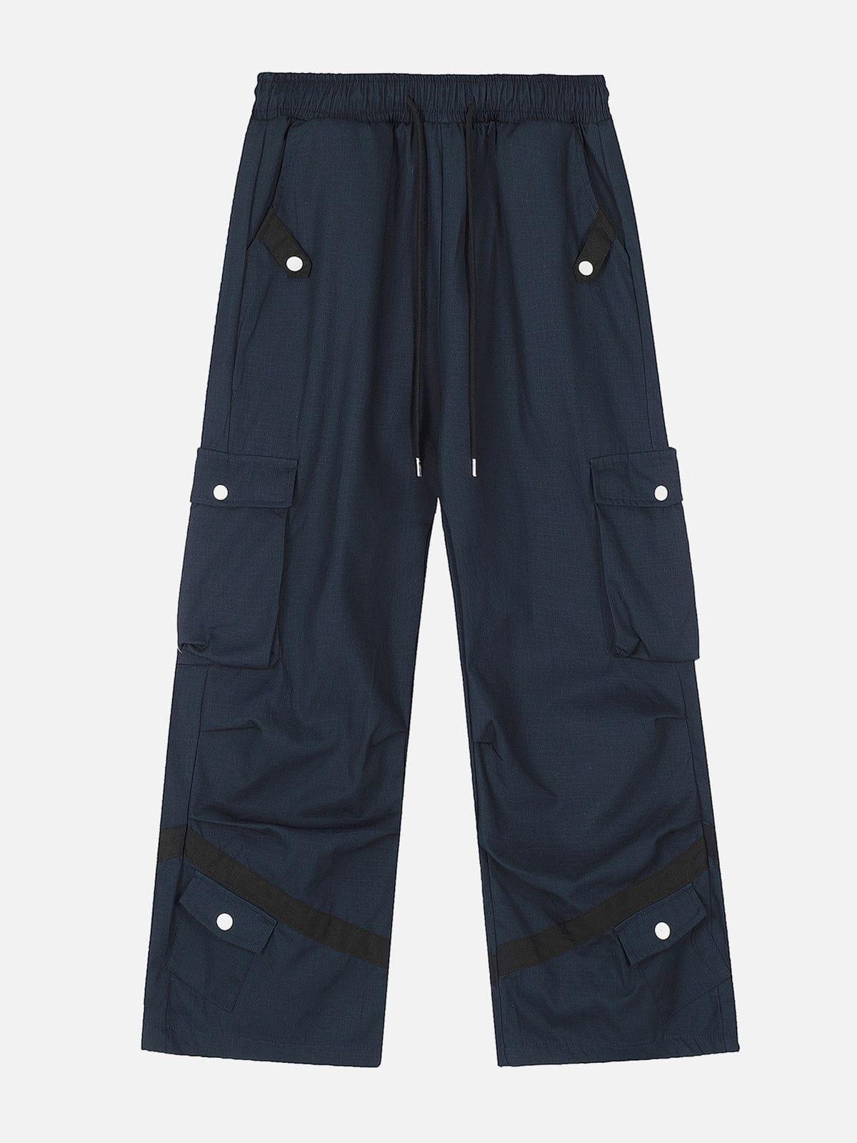 Concert Outfit Multi Button Pocket Cargo Pants