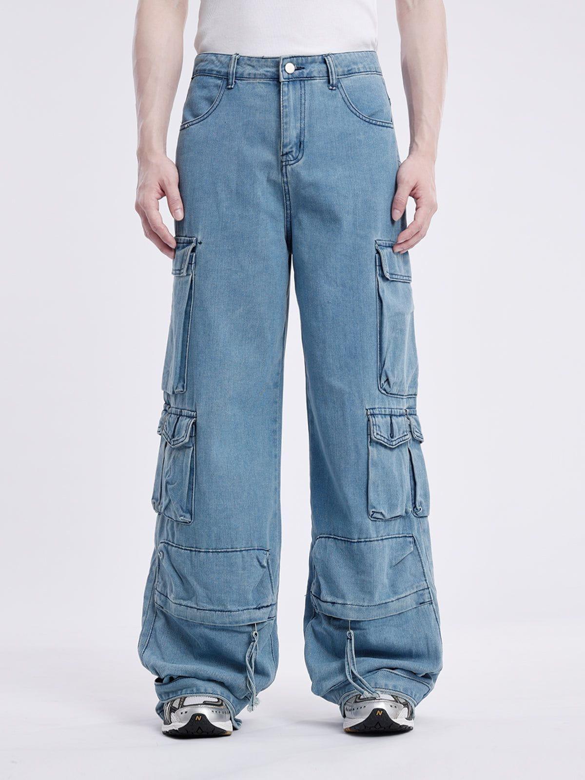 Concert Outfit Multi Pocket Loose Cargo Jeans